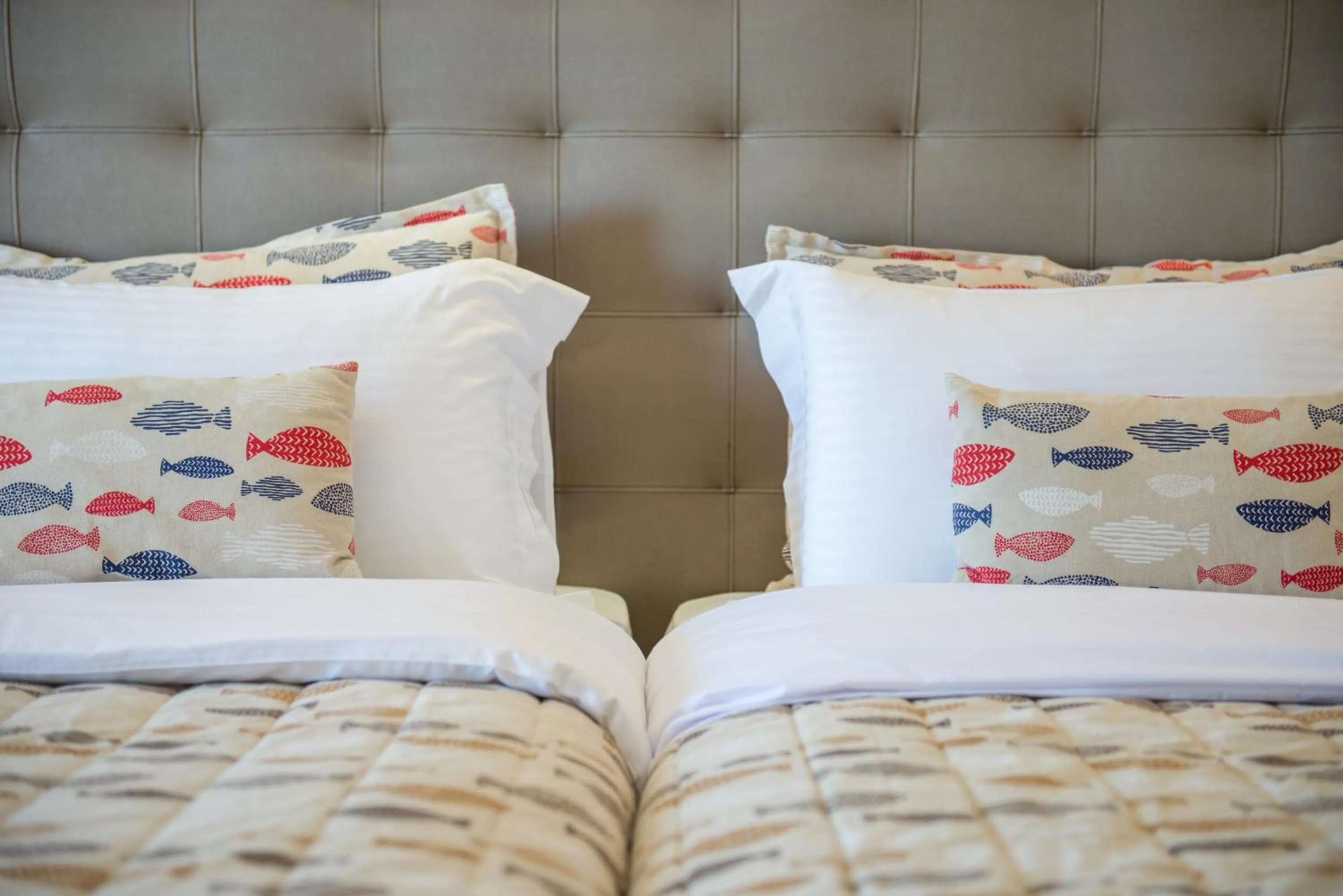 View (from property/room), Bed in Georgalas Sun Beach Resort