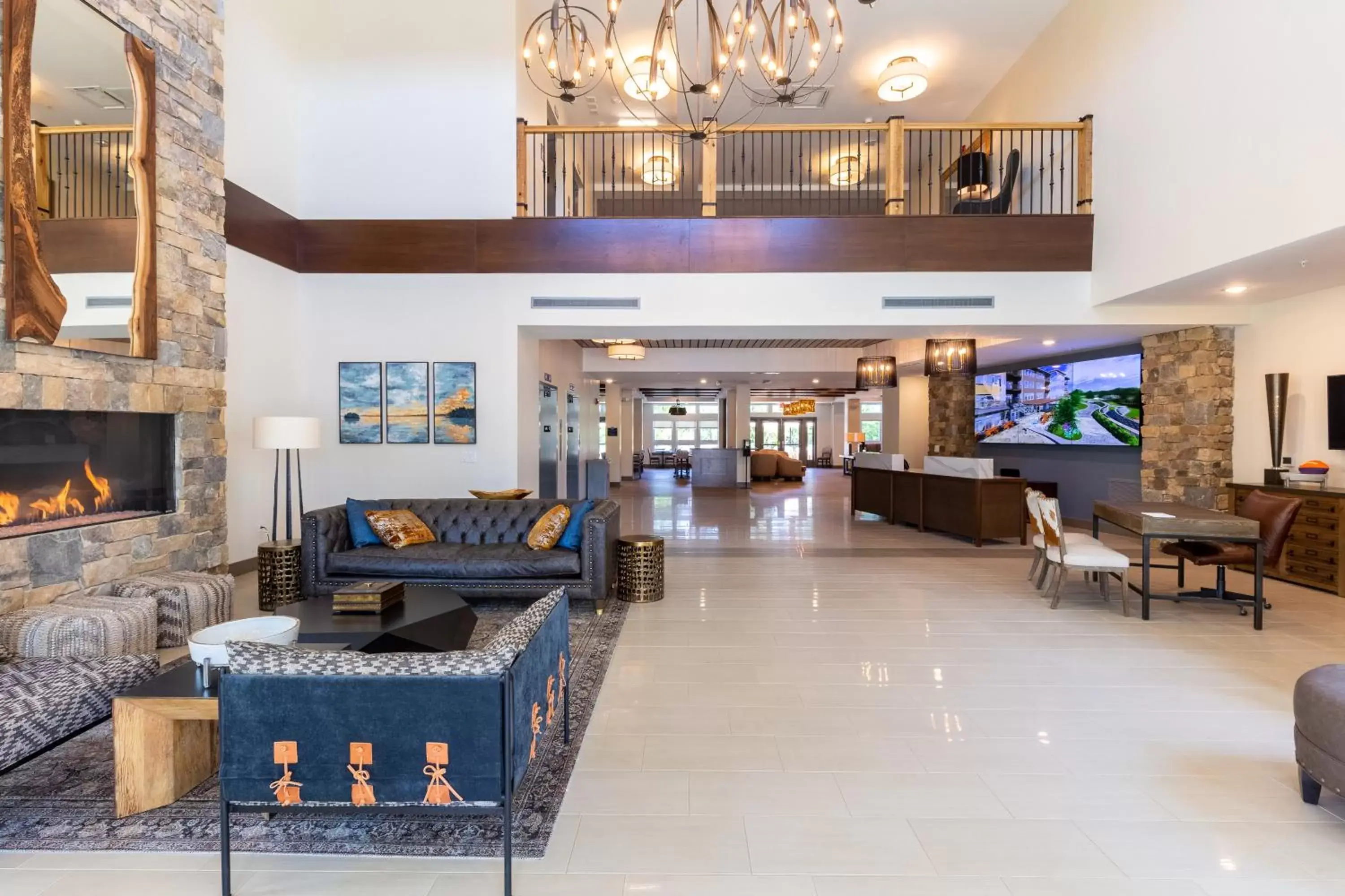 Lobby or reception in Lakeside Lodge Clemson