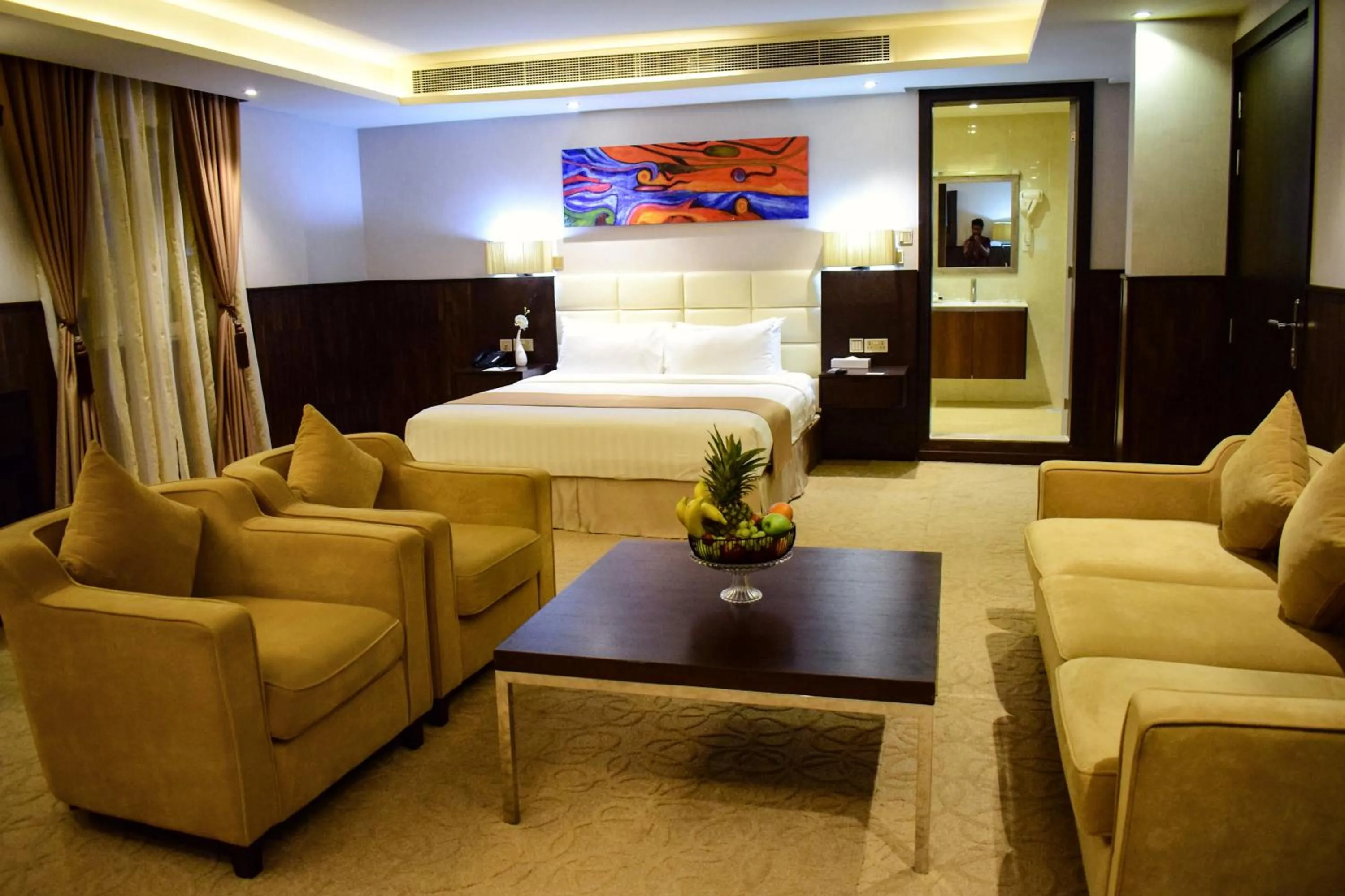 Photo of the whole room, Bed in The Secure Inn Hotel Muscat