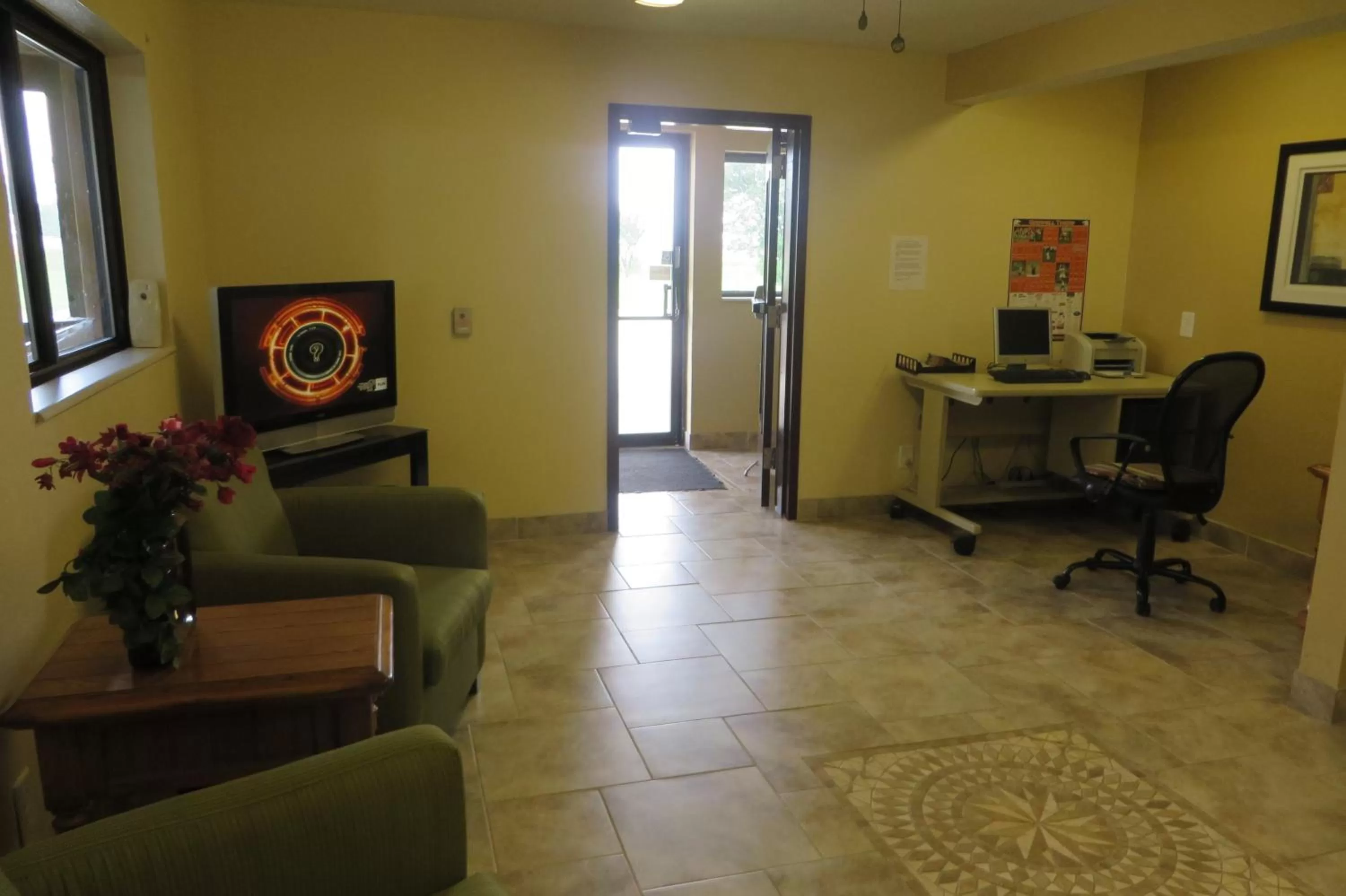 Lobby or reception in Super 8 by Wyndham Grinnell IA