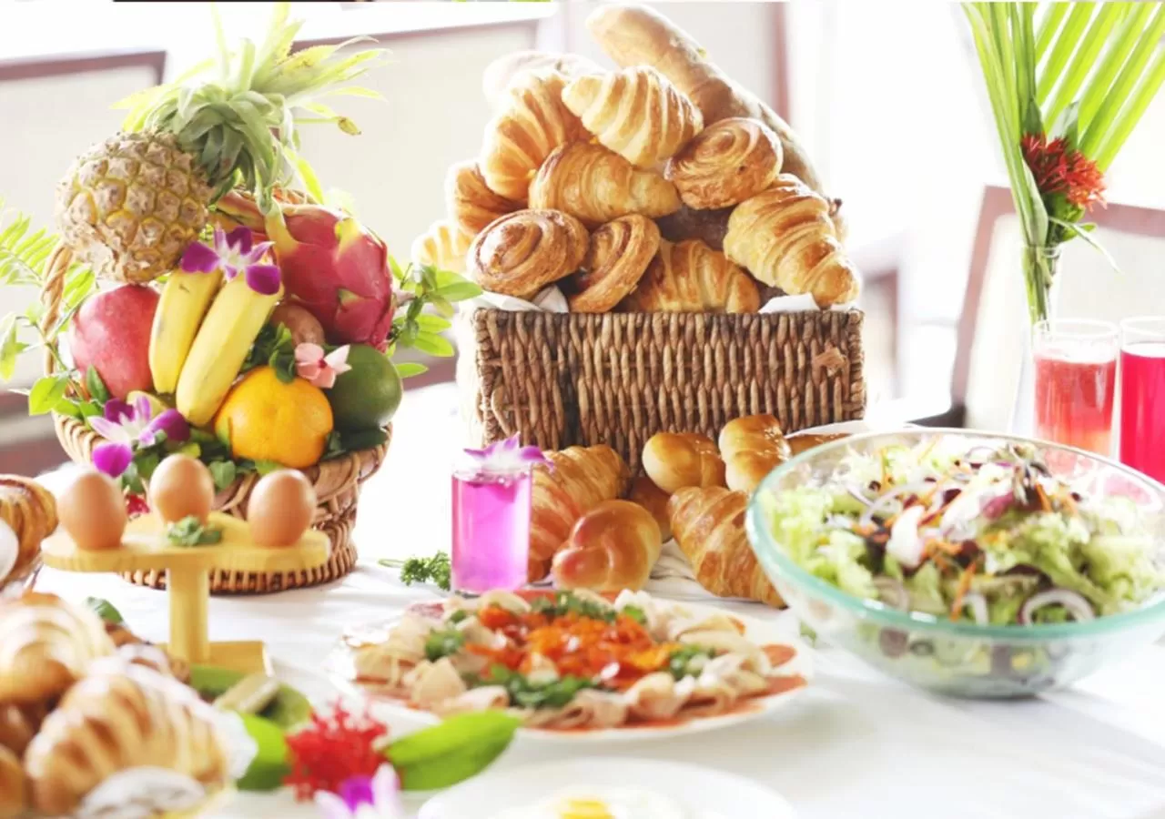 Breakfast in Grand Metropark Villa Resort Sanya Yalong Bay