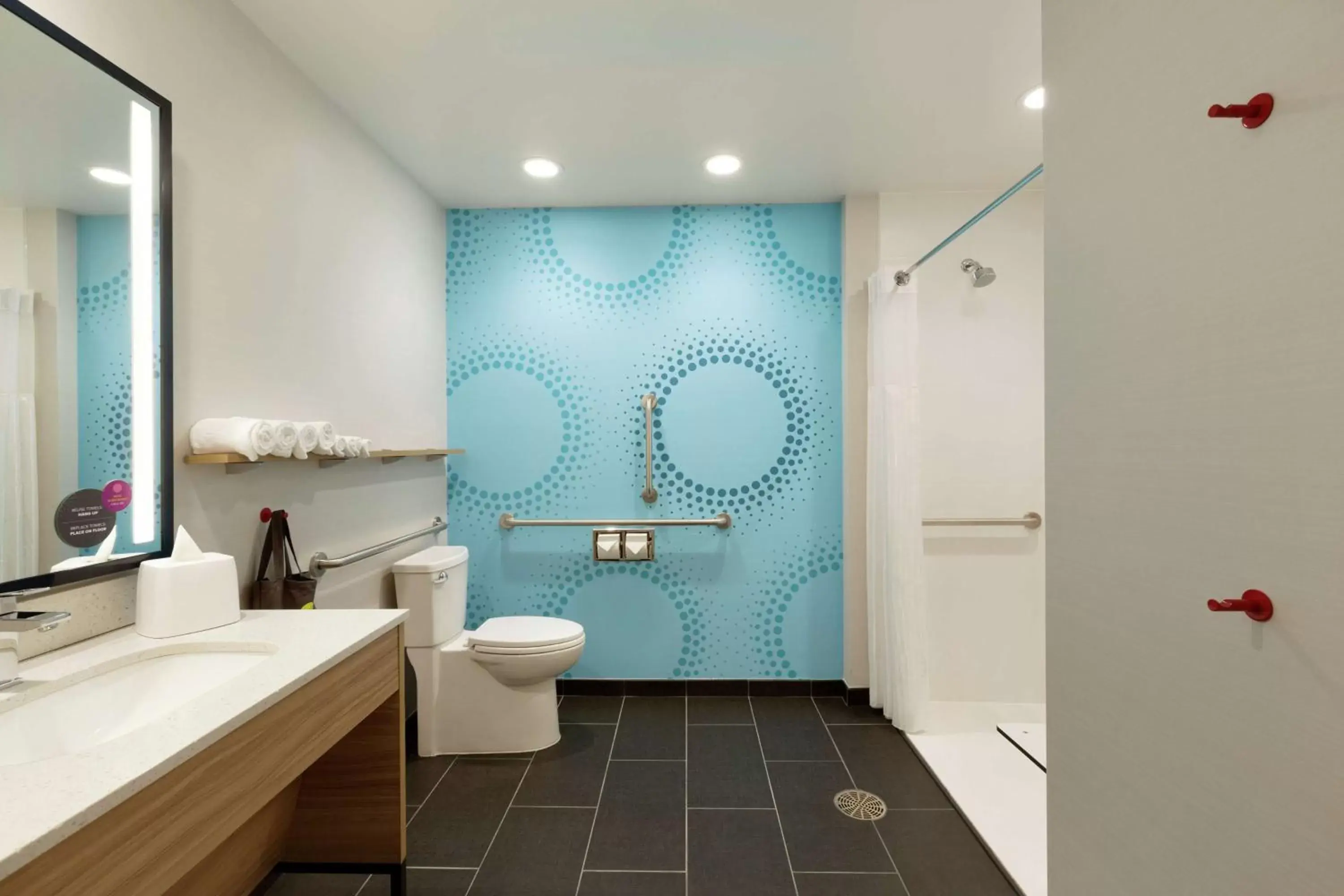 Bathroom in Tru by Hilton St. Charles St. Louis Bathroom in Tru by Hilton St. Charles St. Louis