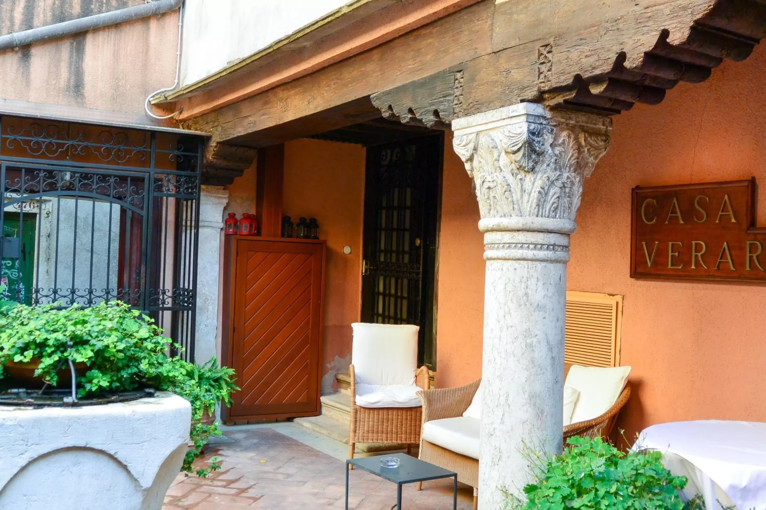Patio, Patio/Outdoor Area in Hotel Casa Verardo Residenza d'Epoca