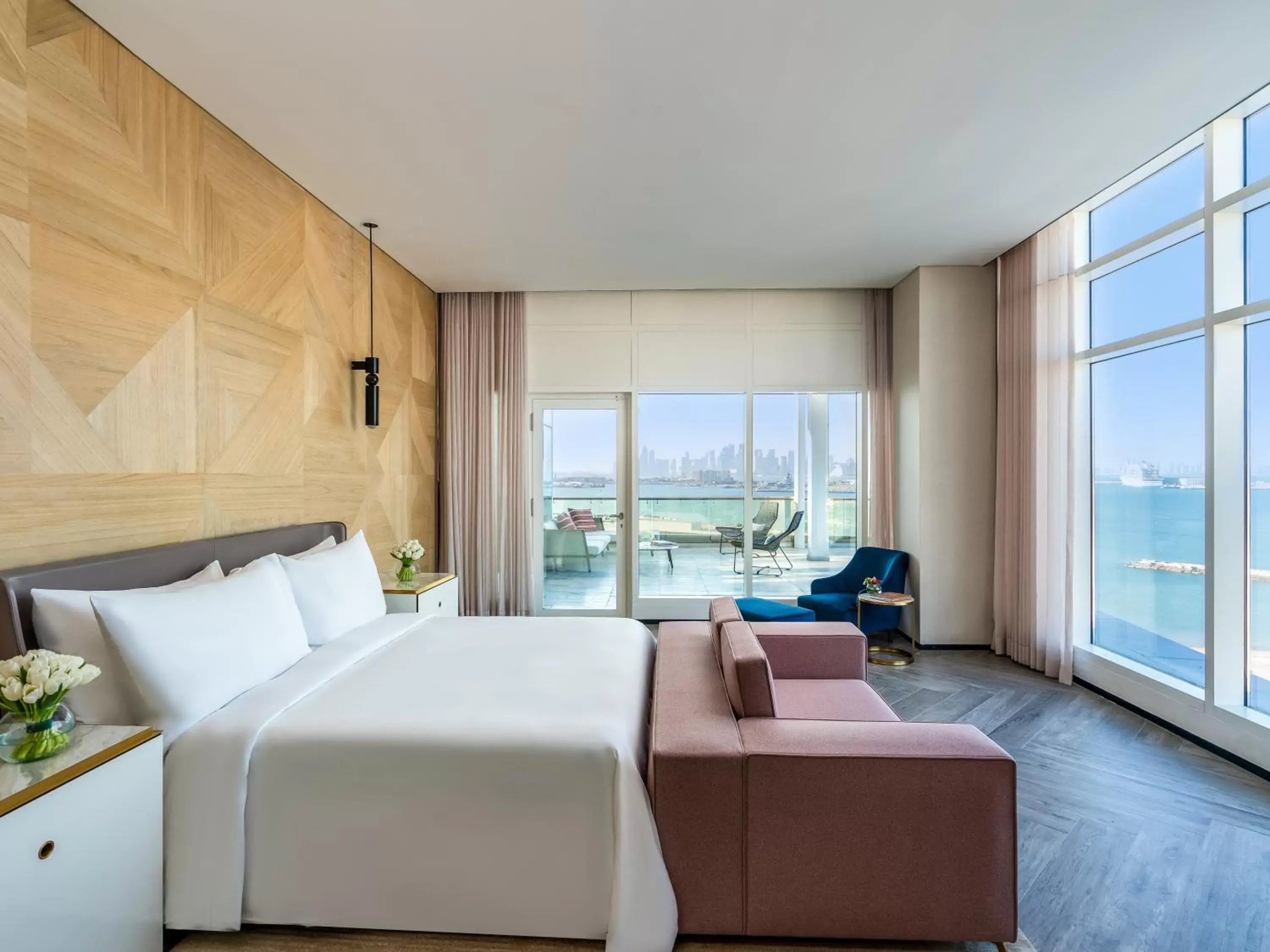 Bedroom in Rixos Gulf Hotel Doha - All Inclusive