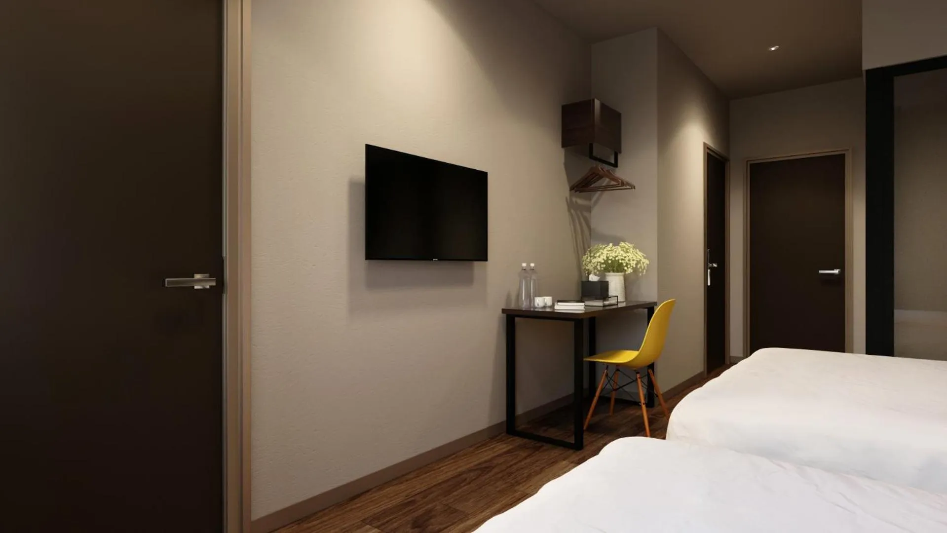 Bed in The Square Hotel