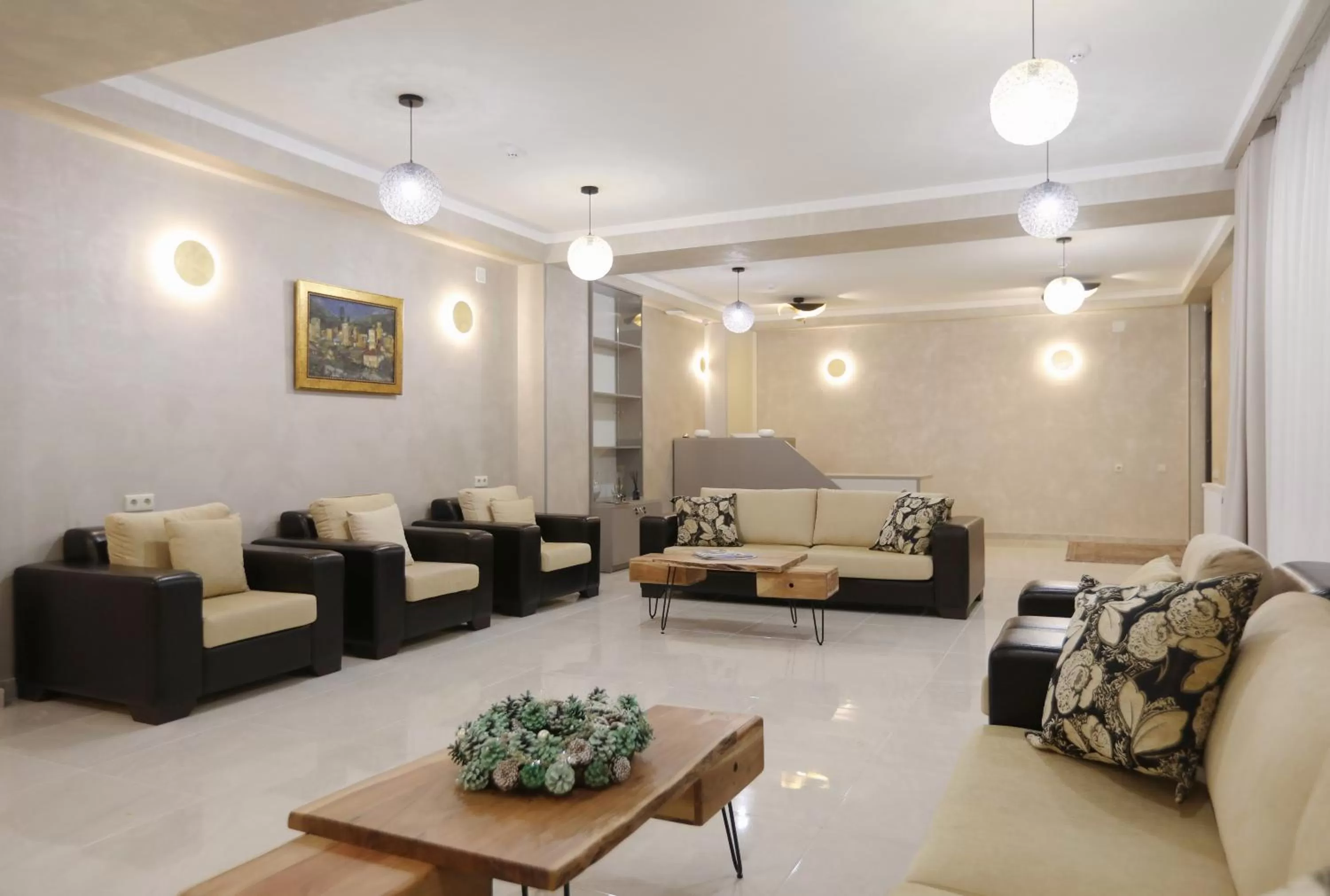 Lobby or reception in Sunset Terrace Mestia