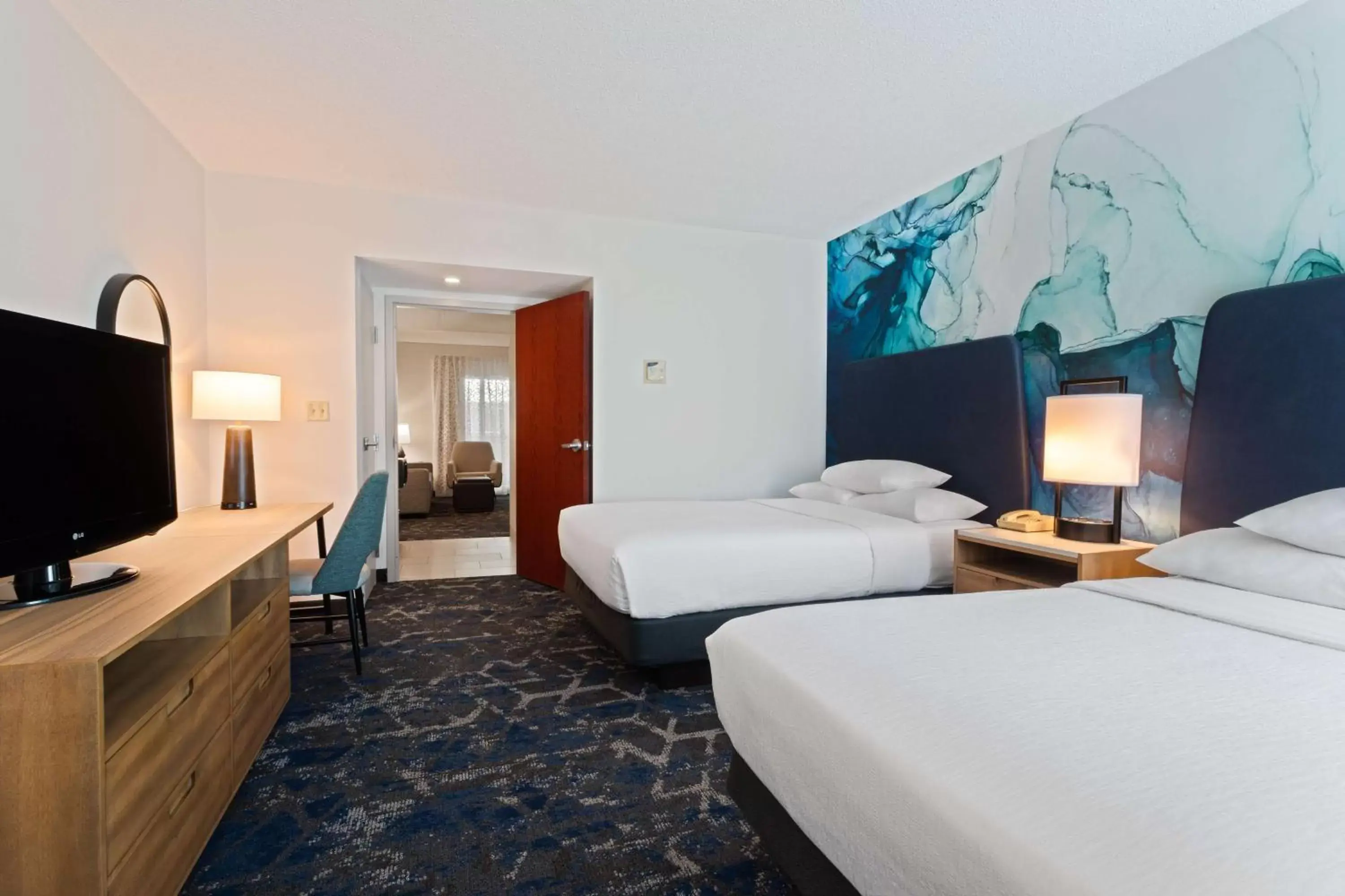 Suite with Double Beds and Sofa Bed - Non-Smoking in Embassy Suites by Hilton Tampa USF Near Busch Gardens Suite with Double Beds and Sofa Bed - Non-Smoking in Embassy Suites by Hilton Tampa USF Near Busch Gardens