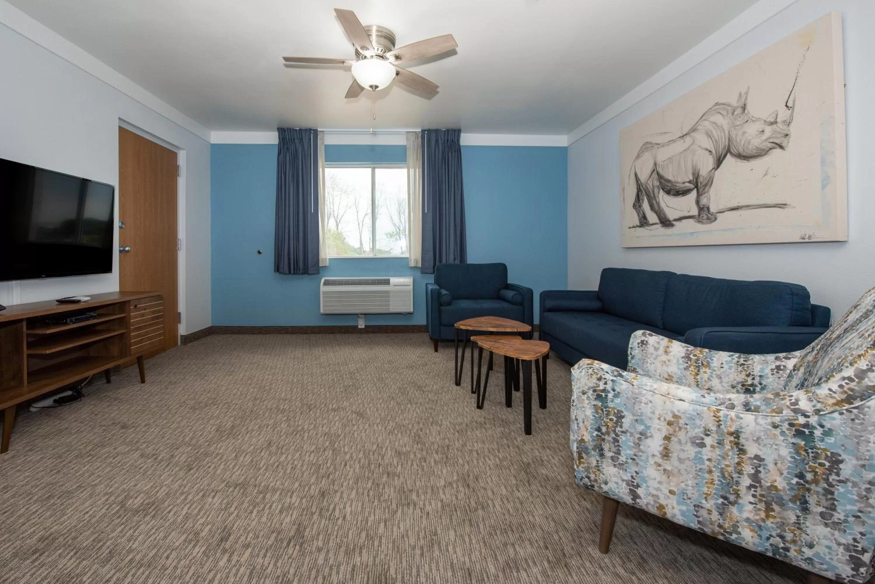 Living room in Hotel Pommier Indianola