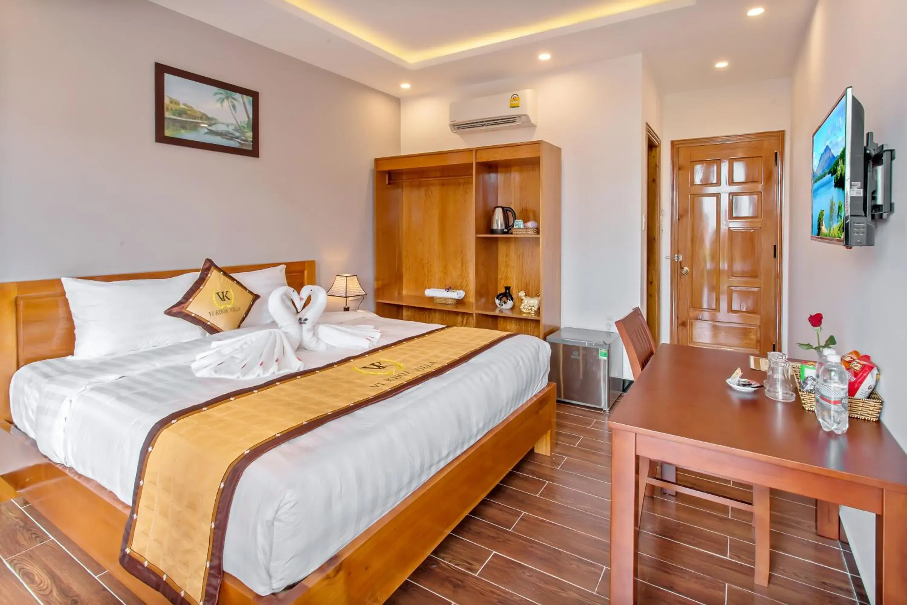 Bedroom, Bed in Hoi An Vi Khoa Villa Bedroom, Bed in Hoi An Vi Khoa Villa