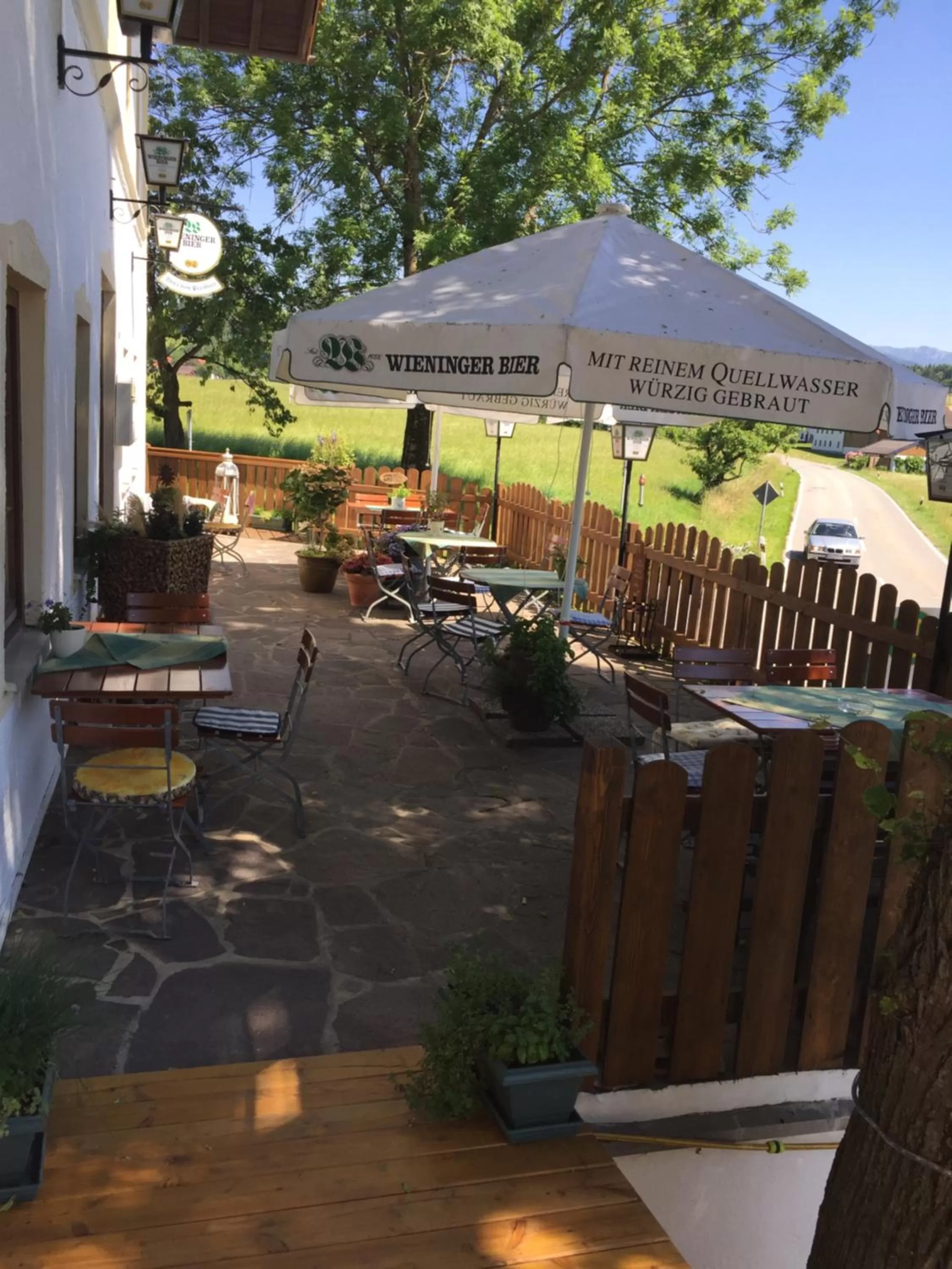 Garden in Hotel Alpenblick