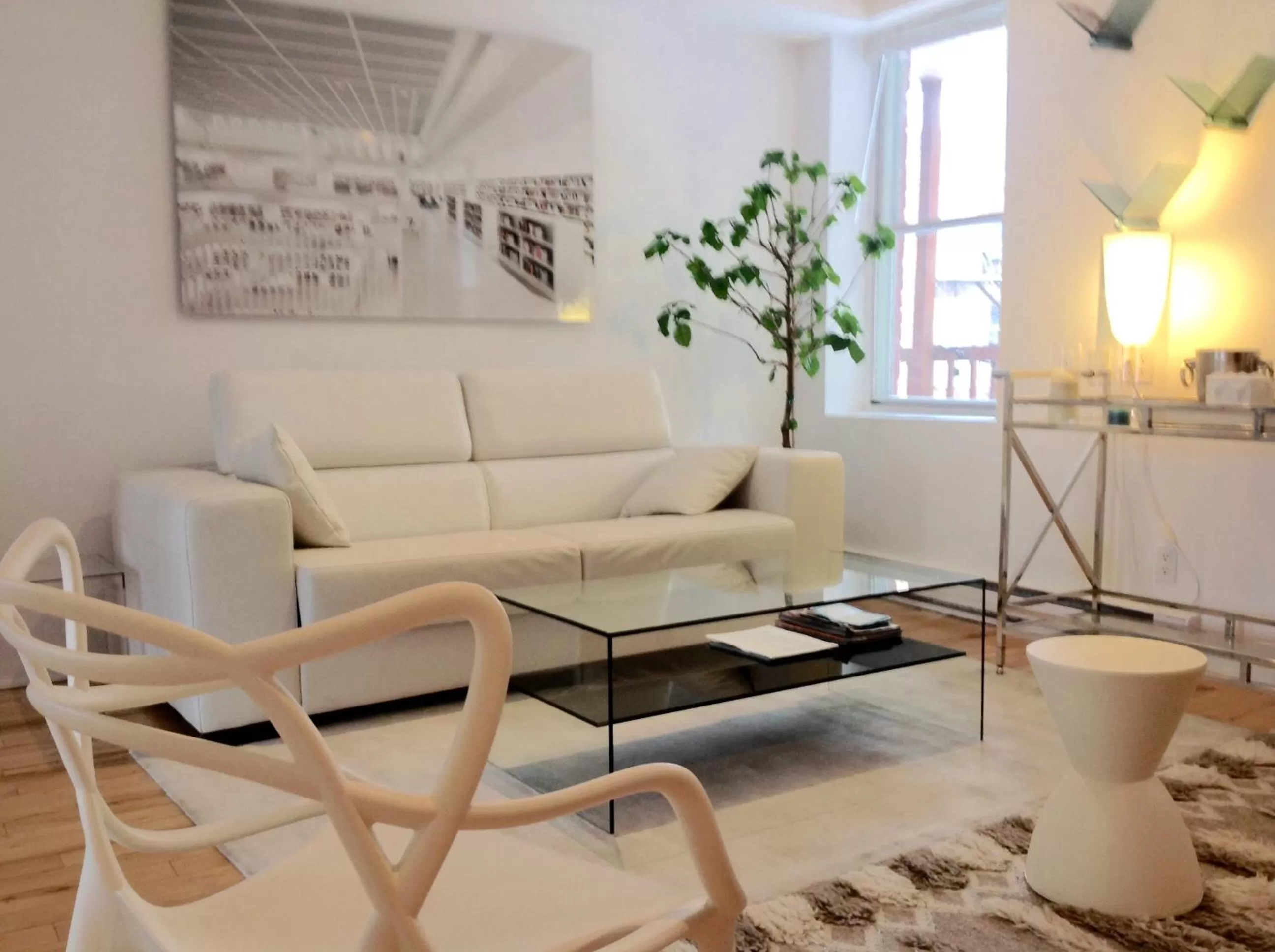 Living room in L'Hotel Particulier Griffintown
