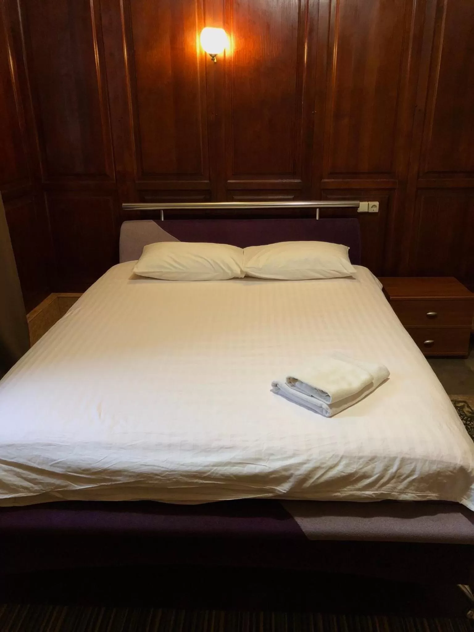 Bed in Zhuliany City Hotel