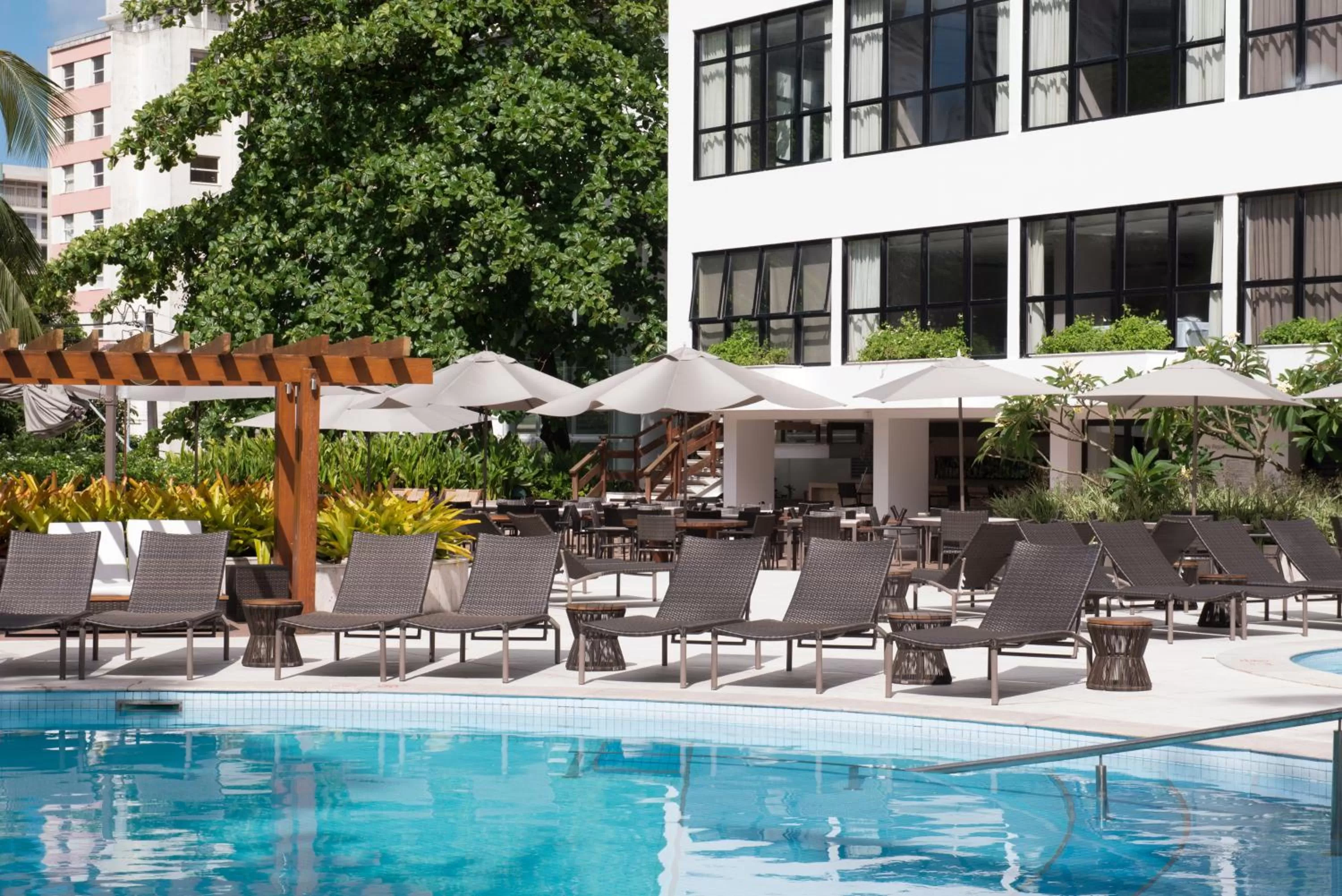 Pool view in Hotel da Bahia by Wish