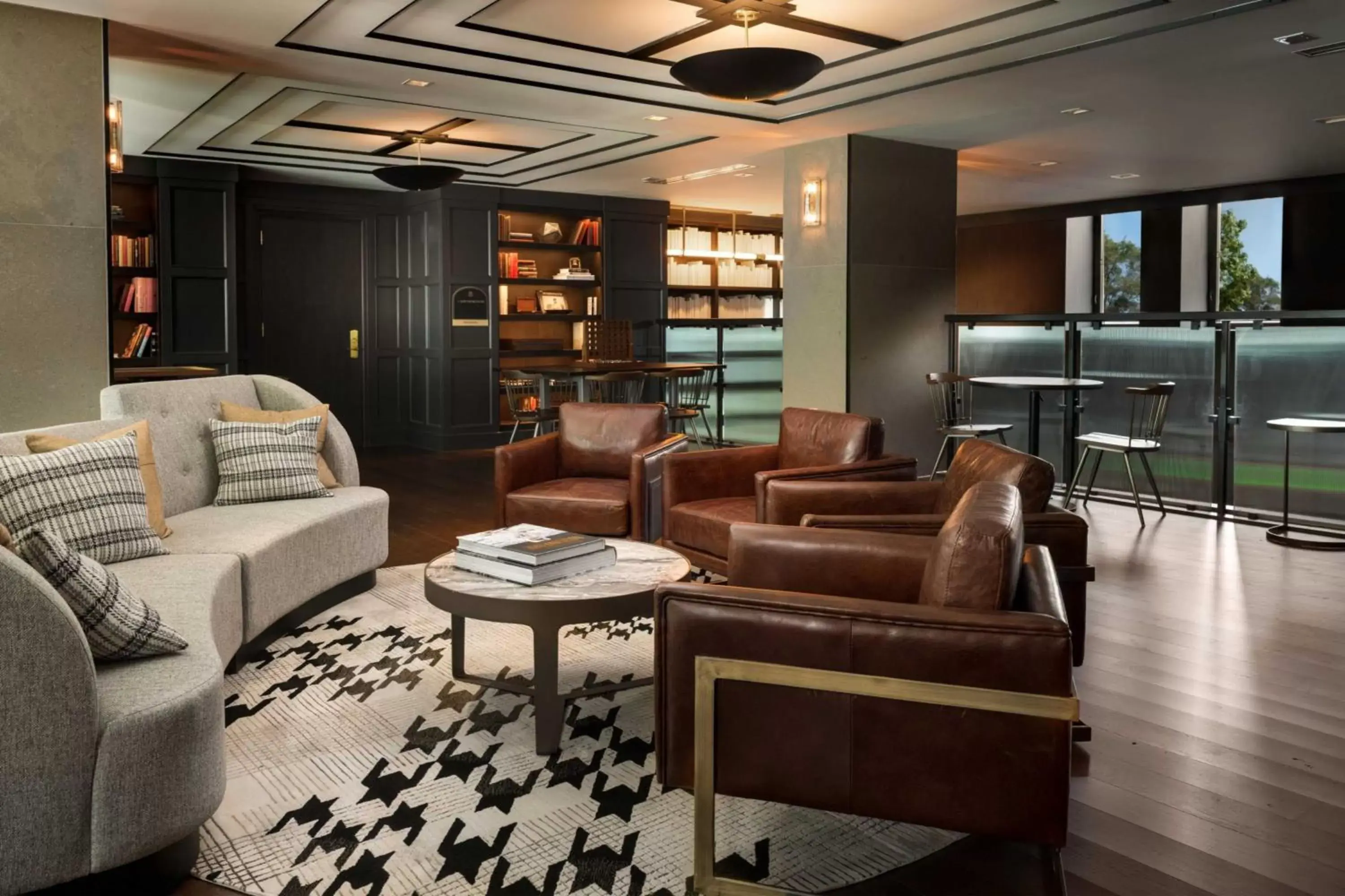 Lobby or reception in The Union Club Hotel at Purdue University, Autograph Collection Lobby or reception in The Union Club Hotel at Purdue University, Autograph Collection