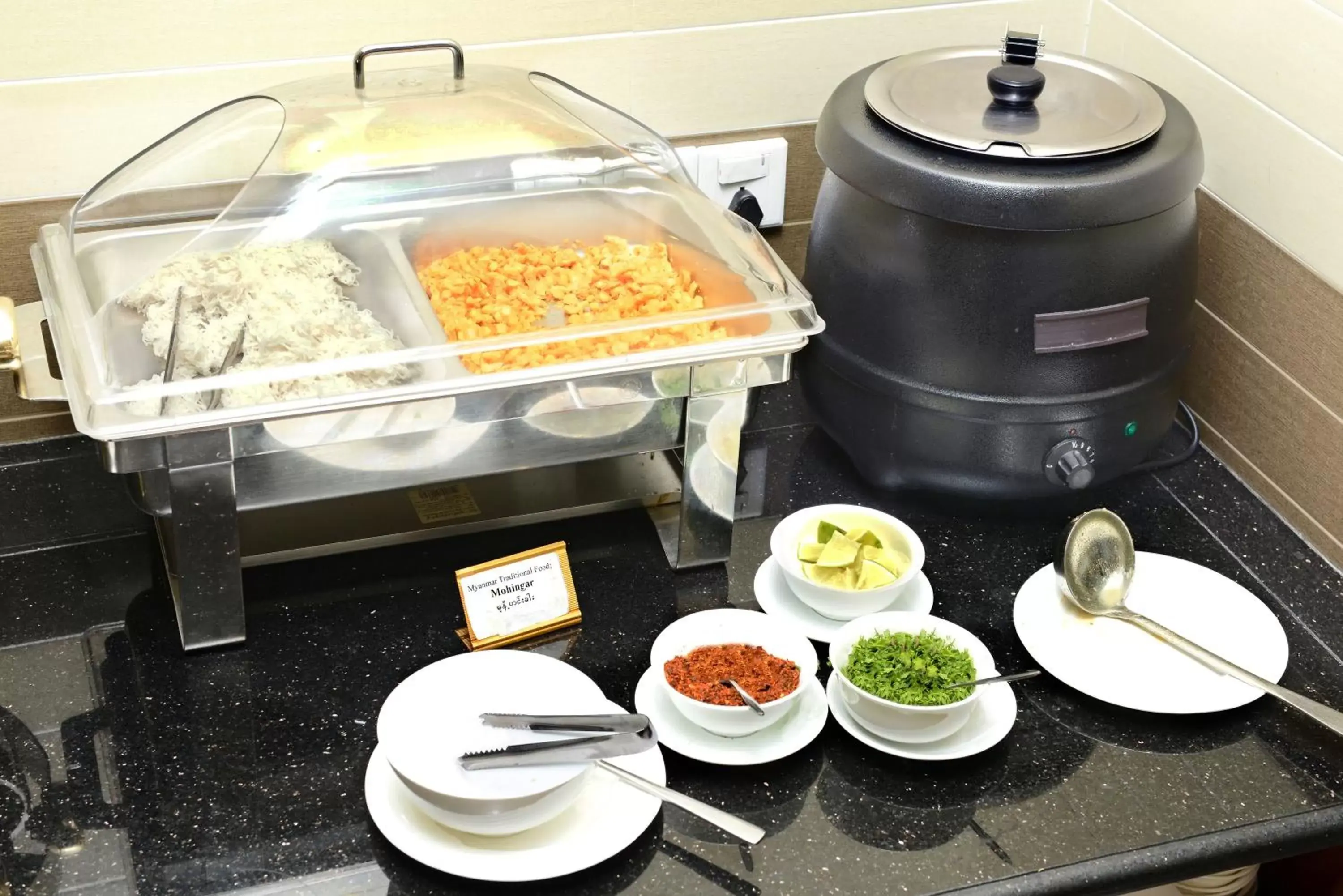 Food close-up in Hotel Grand United - Ahlone Branch