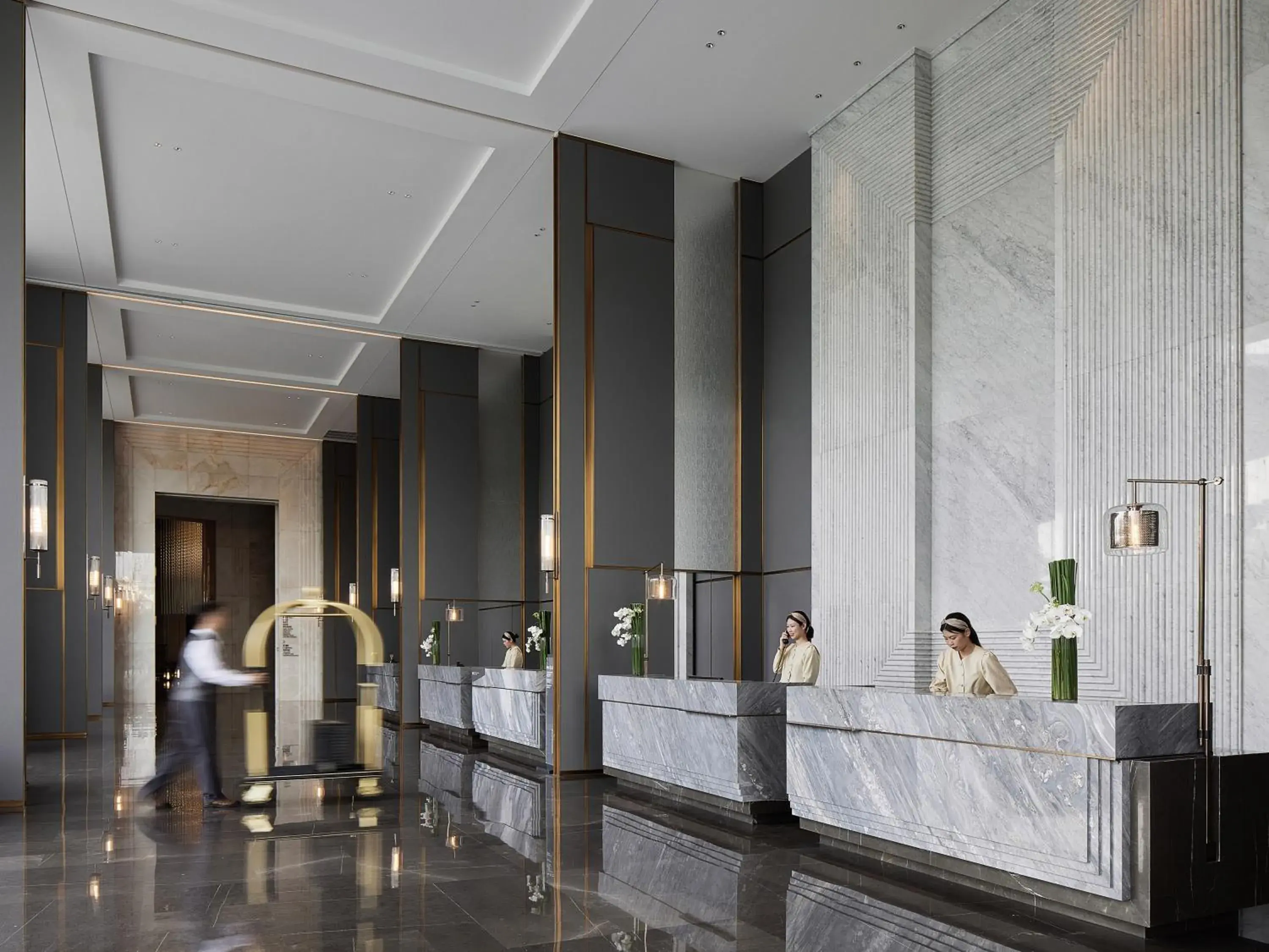 Lobby or reception, Lobby/Reception in InterContinental Hangzhou Liangzhu, an IHG Hotel