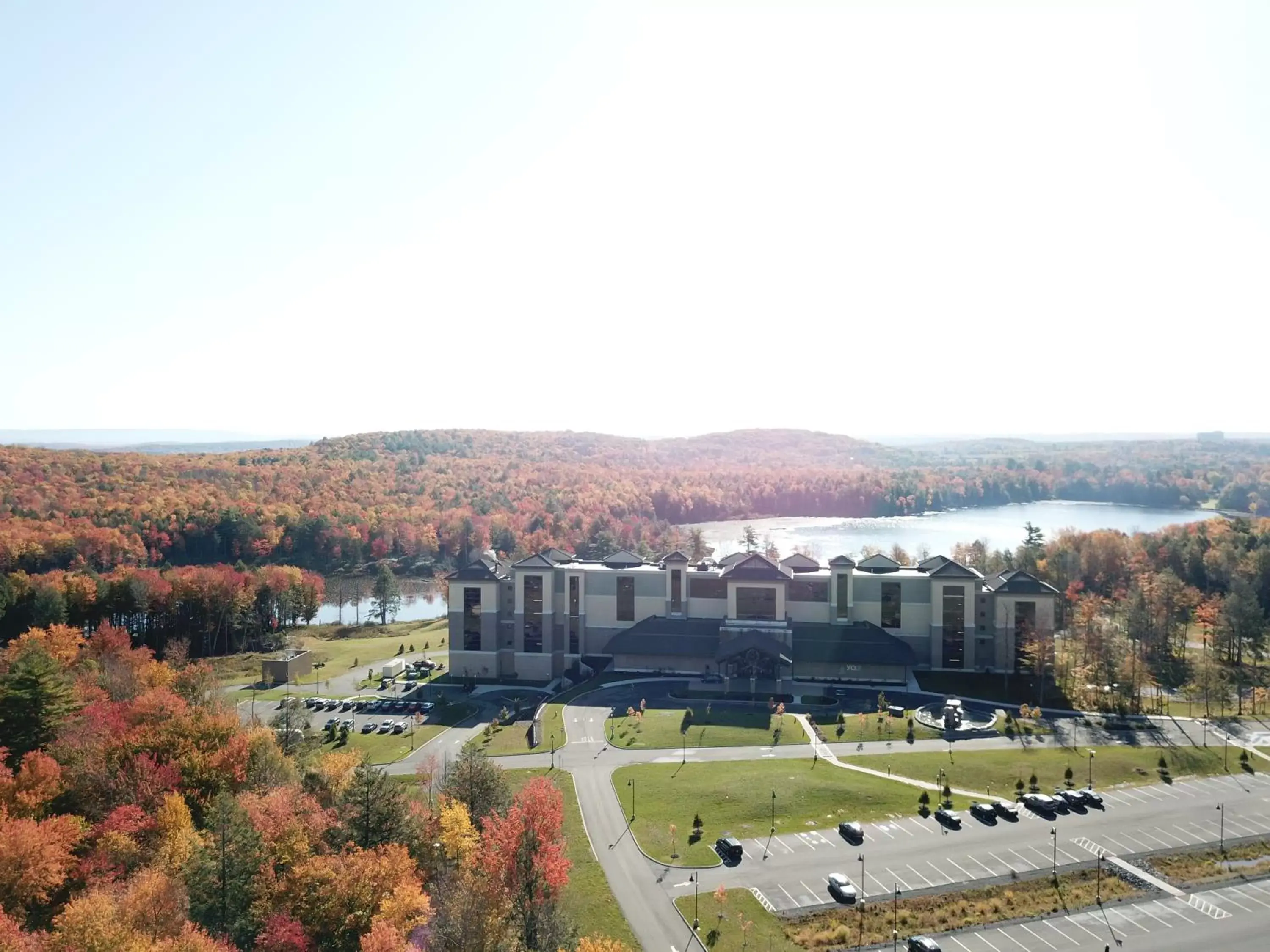 Autumn, Bird's-eye View in YO1 Longevity & Health Resorts, Catskills