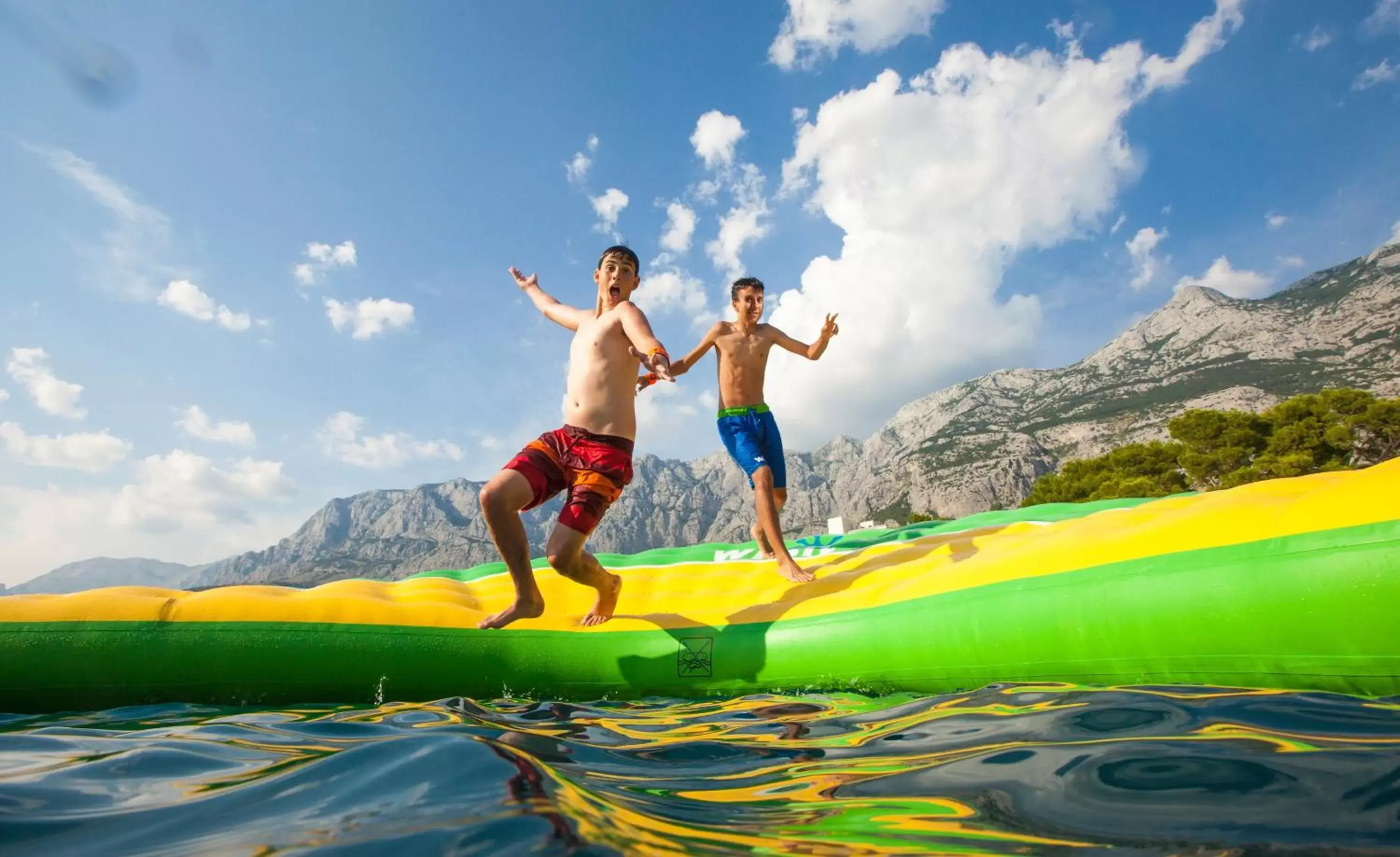 Aqua park in Fairmont Fujairah Beach Resort