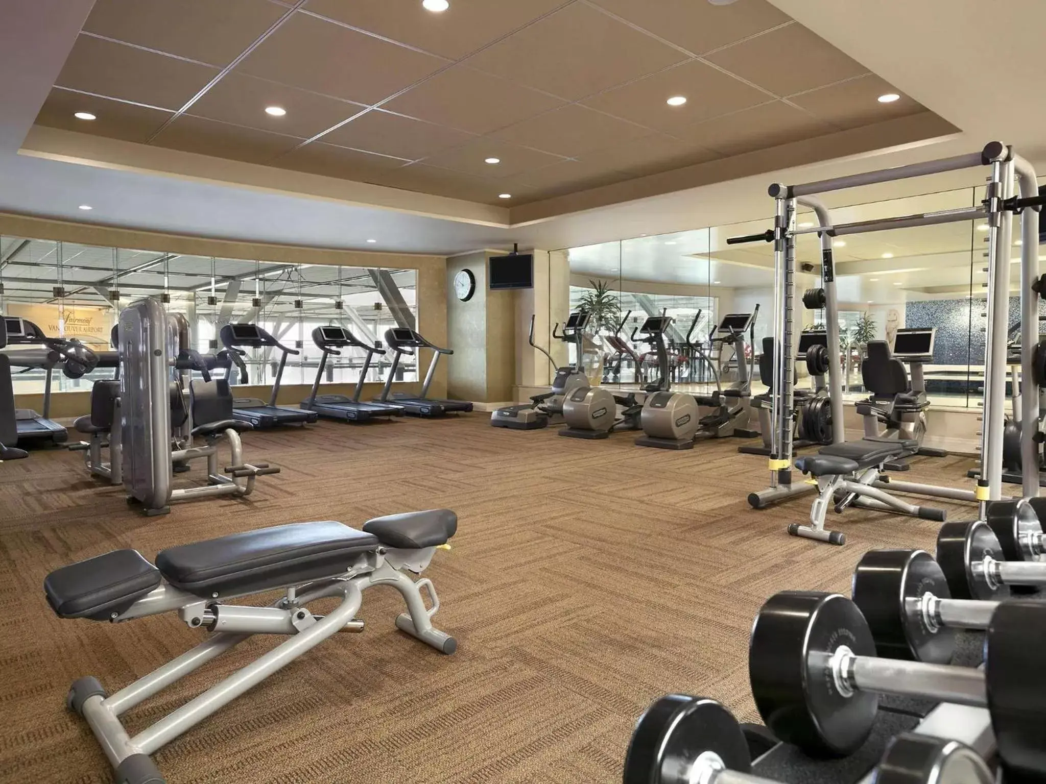 Fitness centre/facilities, Fitness Center/Facilities in Fairmont Vancouver Airport In-Terminal Hotel