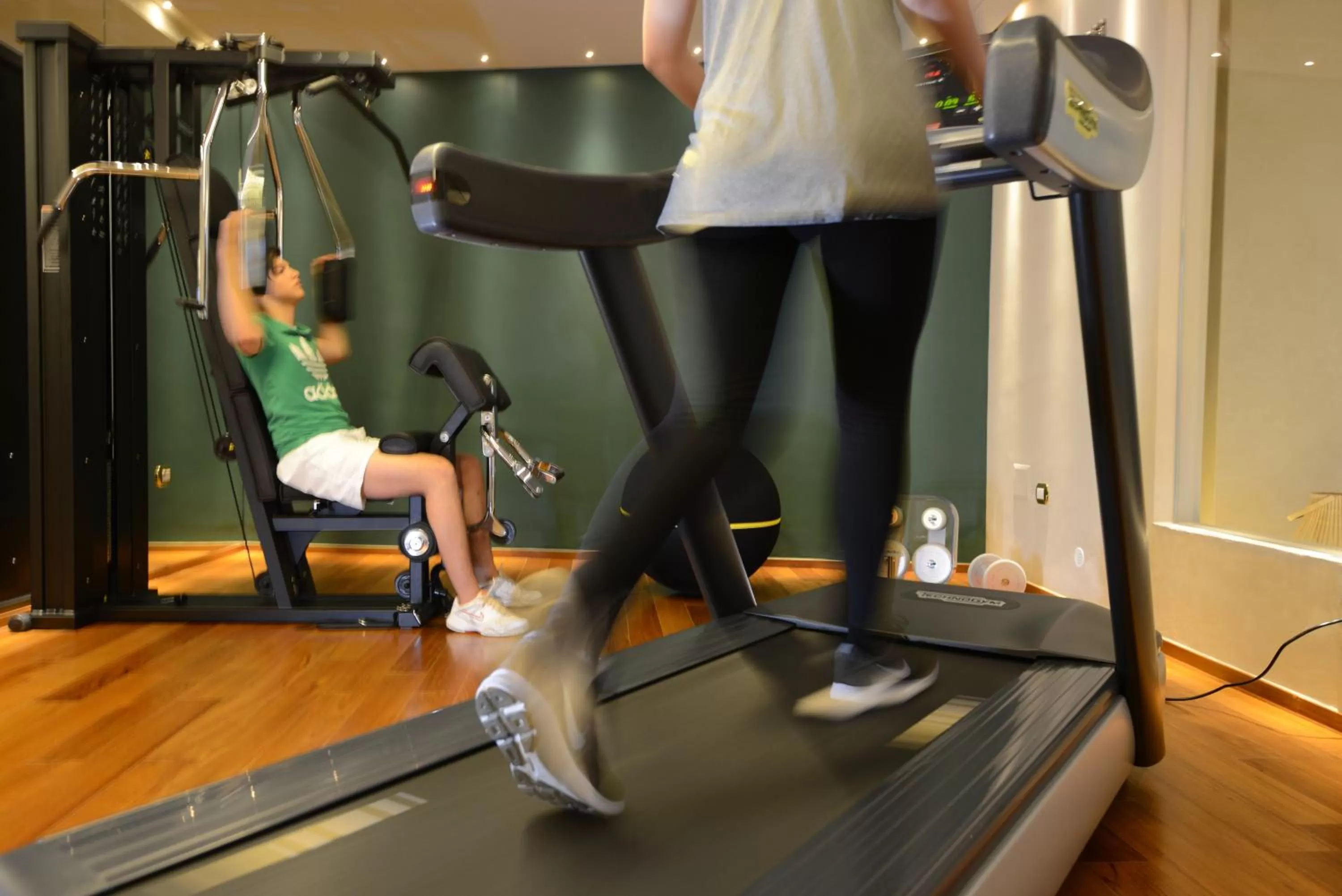 Fitness centre/facilities in Callistos Hotel & Spa