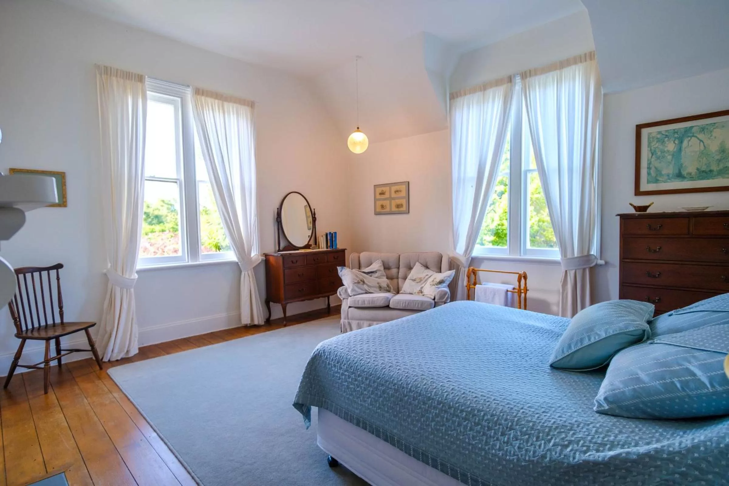 Bedroom, Bed in Waikonini Homestead
