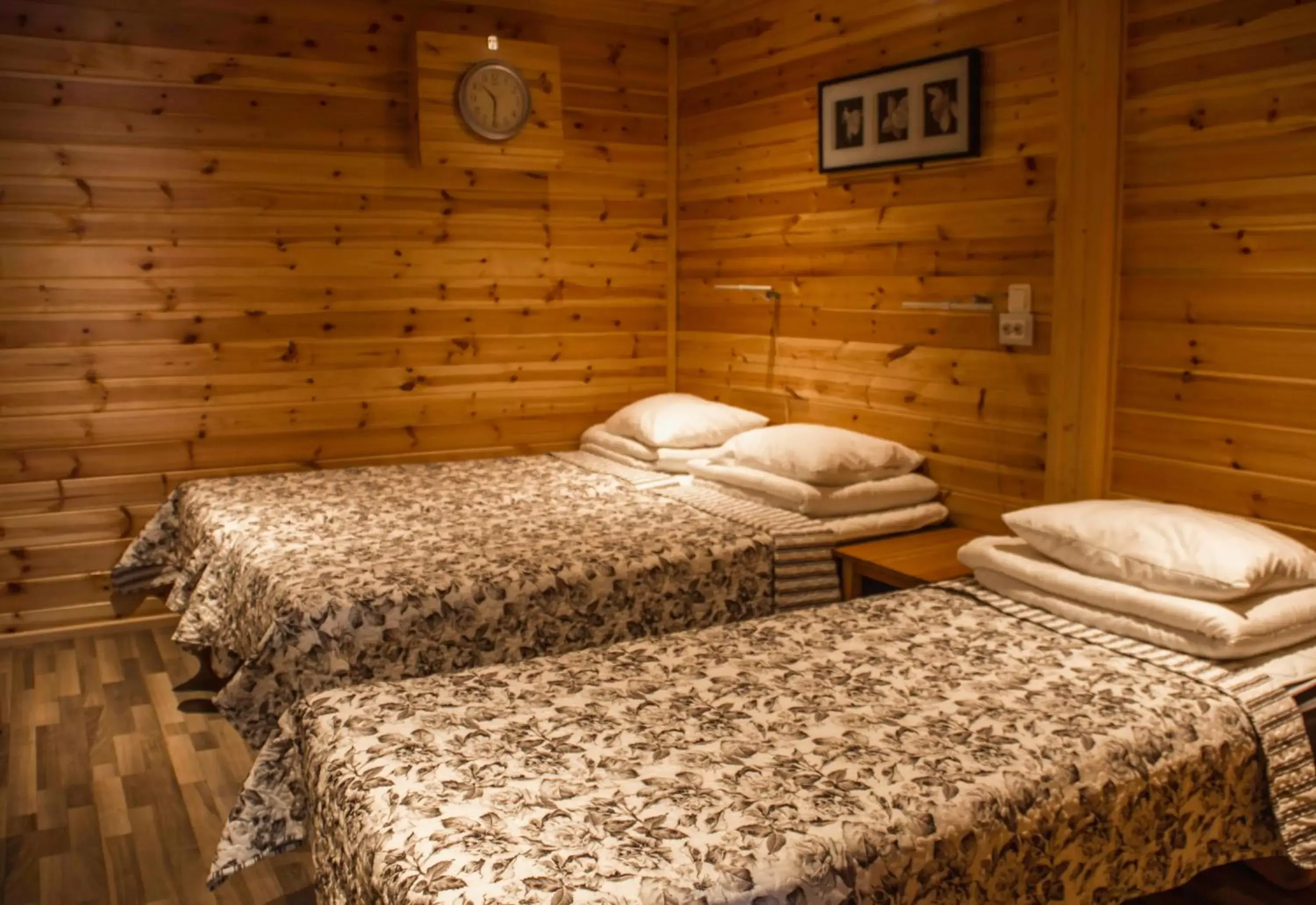 Bed in Motelli Rovaniemi