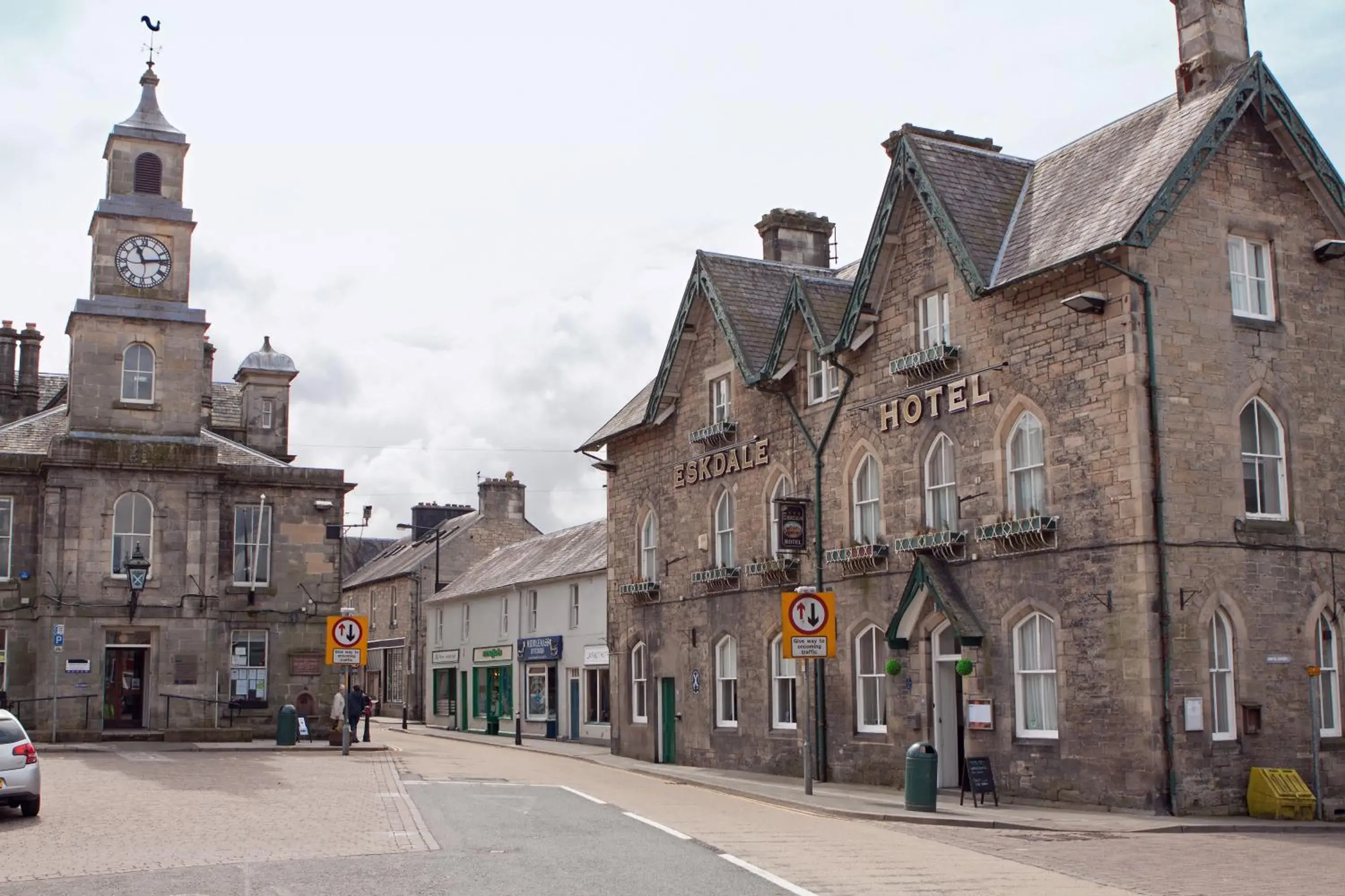 Bird's eye view in Eskdale Hotel