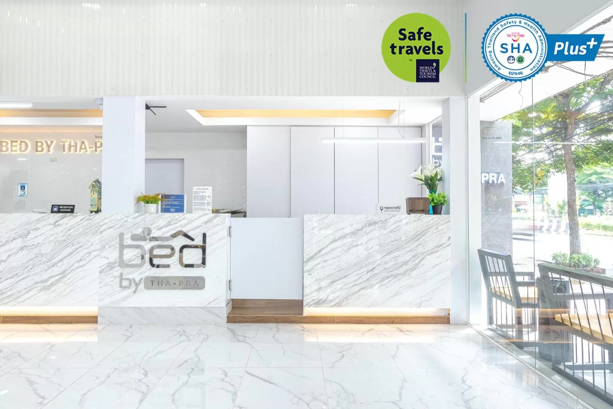 Property logo or sign in Bed by Tha-Pra SHA Plus