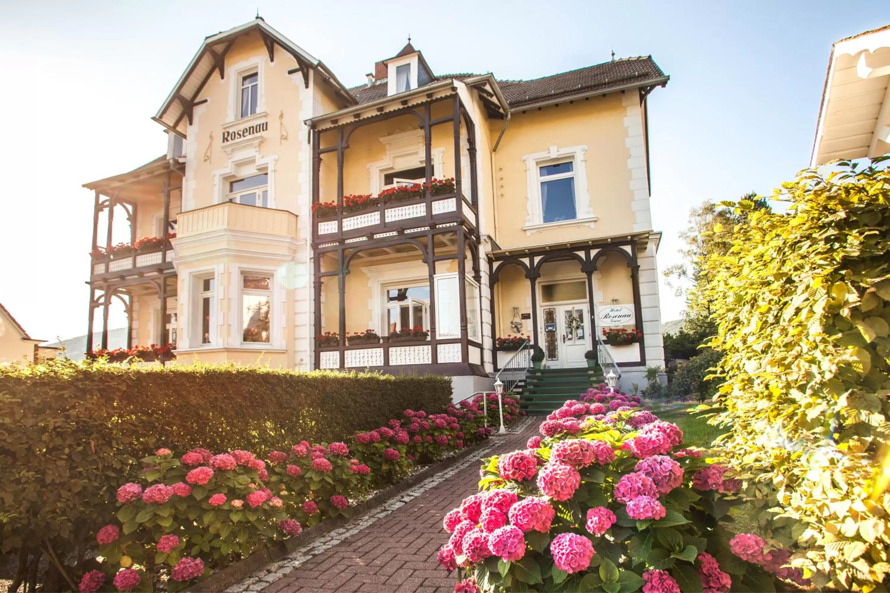 Property building in Hotel Rosenau