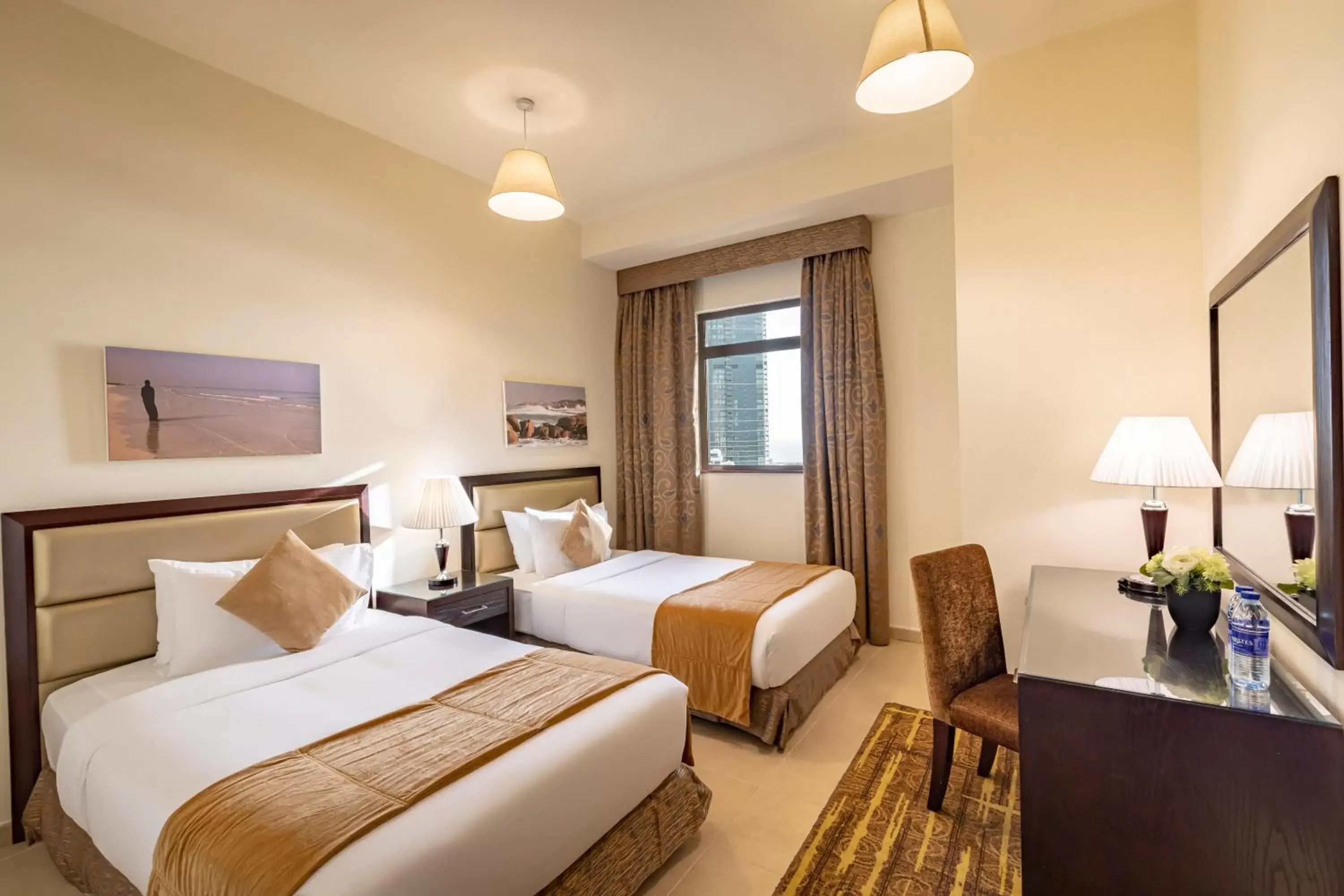 Bed in Roda Amwaj Suites Jumeirah Beach Residence