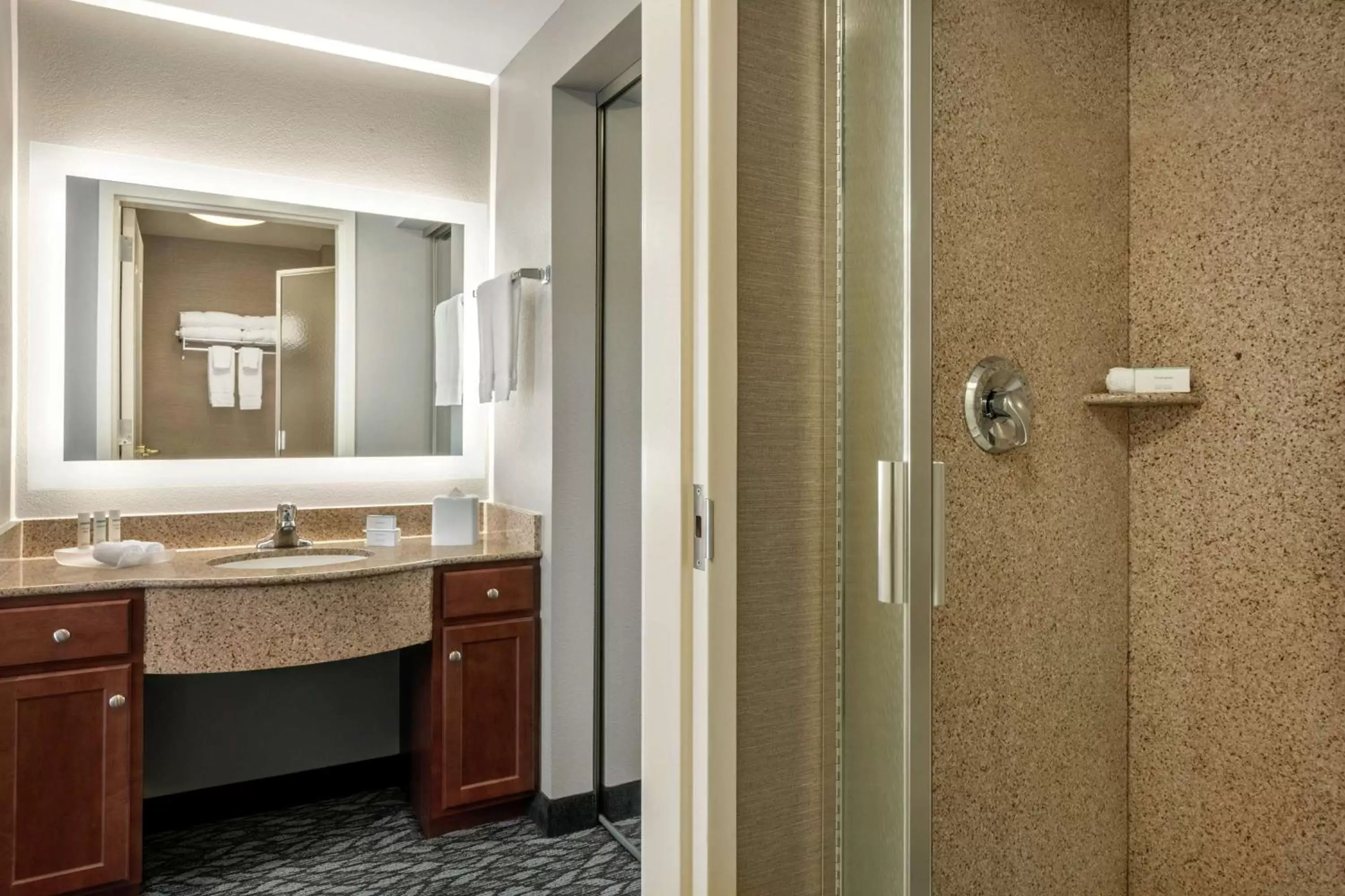 Bathroom in Homewood Suites by Hilton Harrisburg East-Hershey Area