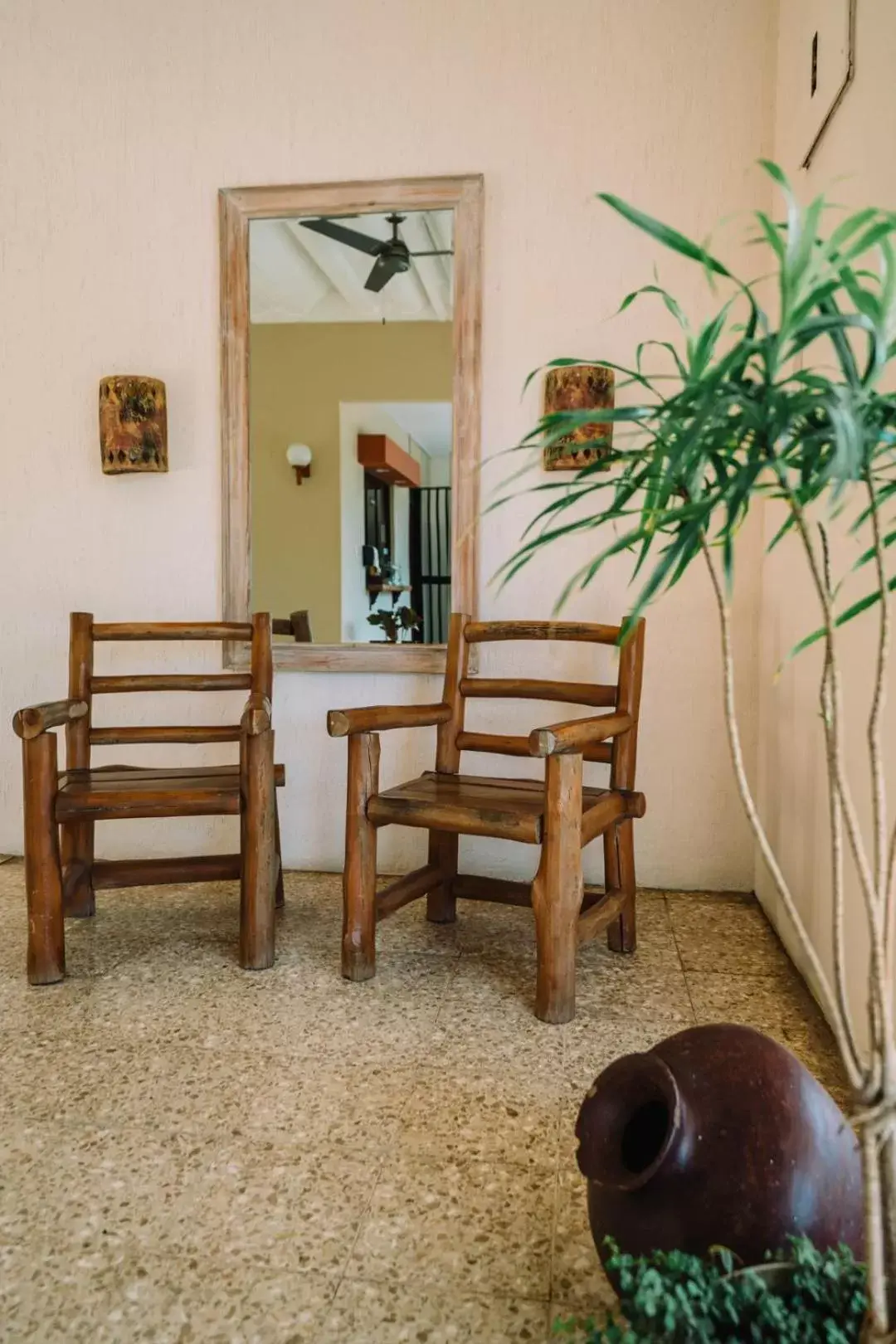 Living room in Hotel Diriá Santa Cruz