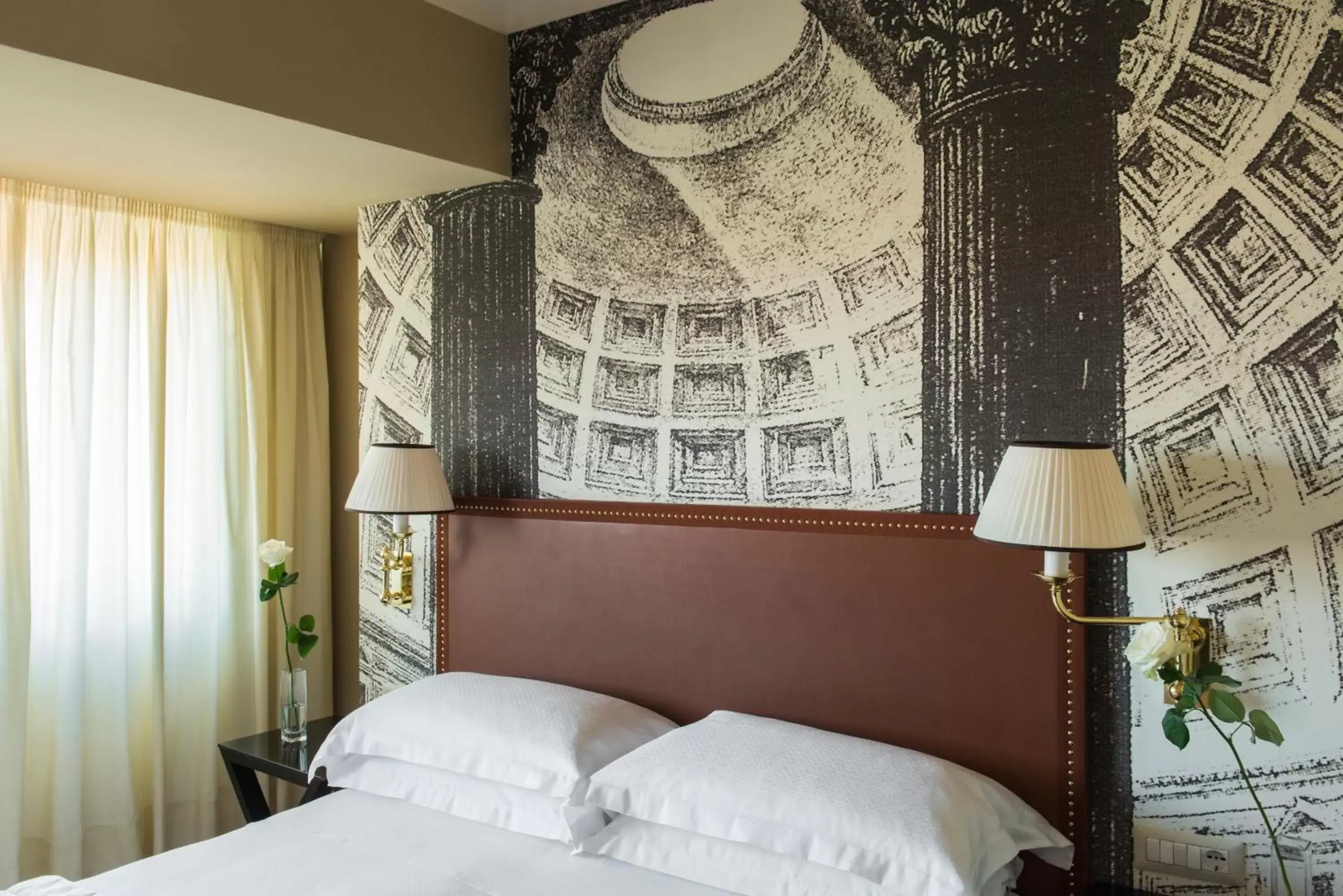 Bedroom, Bed in Starhotels Michelangelo Rome
