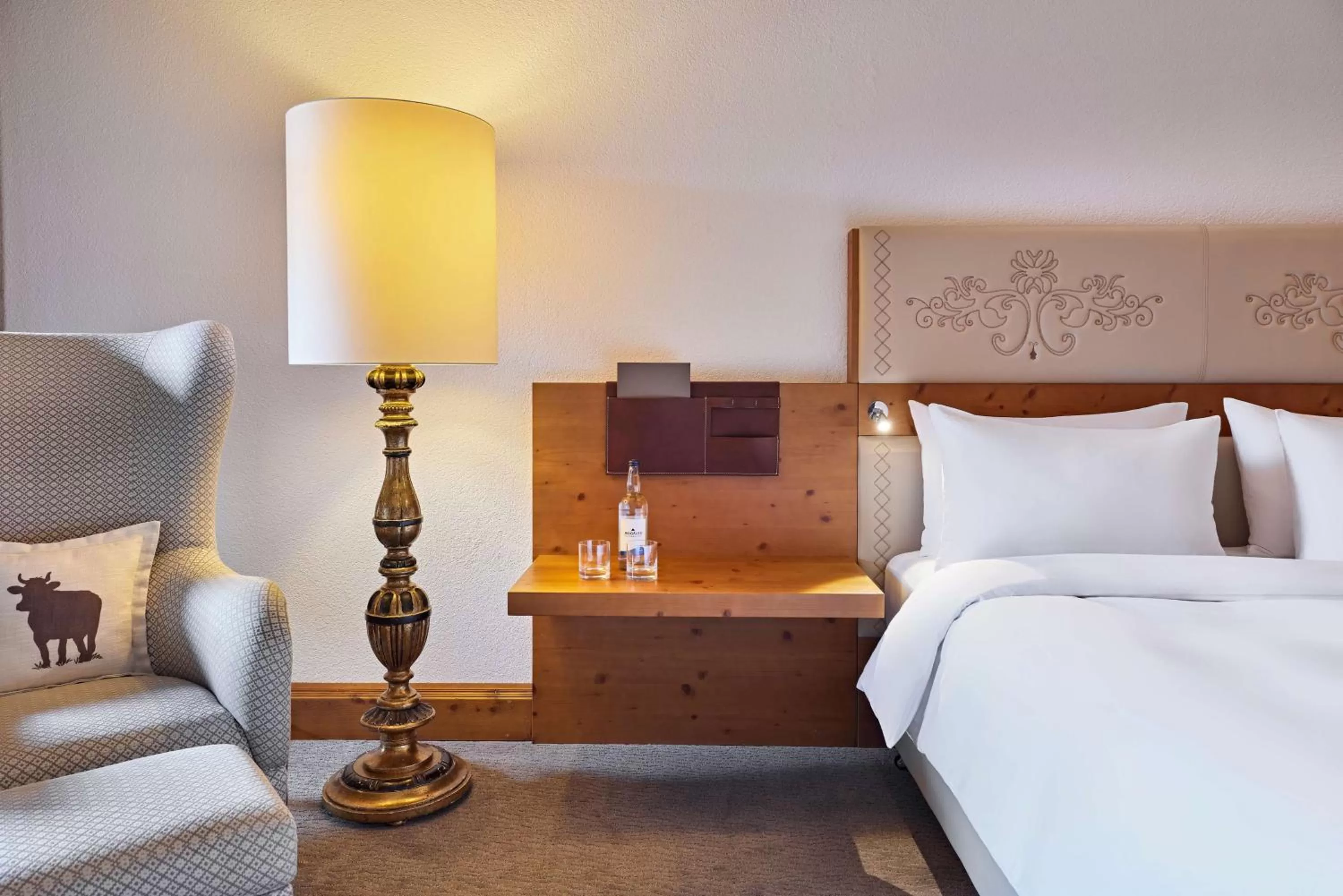 Bedroom, Bed in Parkhotel Oberstaufen