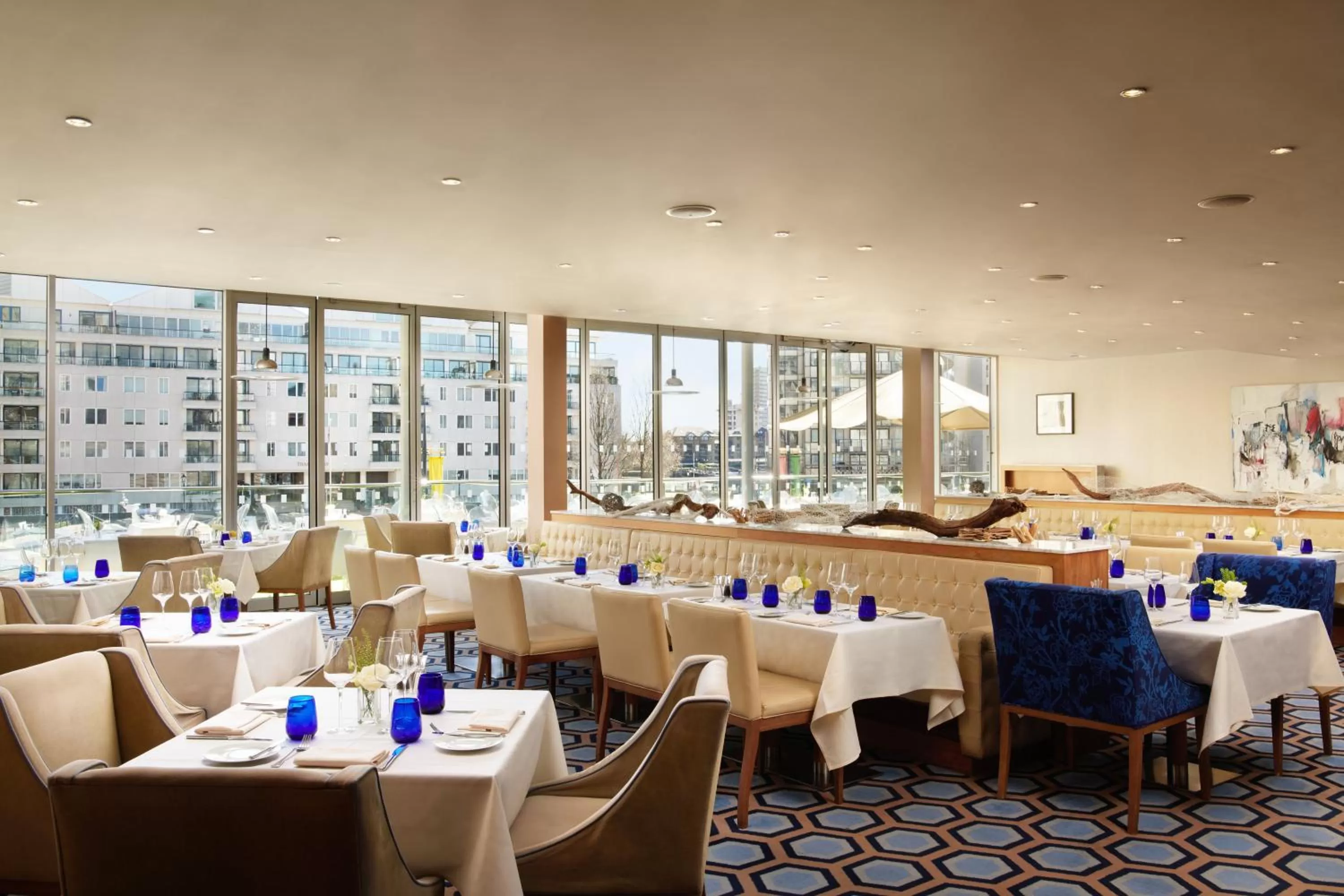 Restaurant/places to eat in The Chelsea Harbour Hotel and Spa