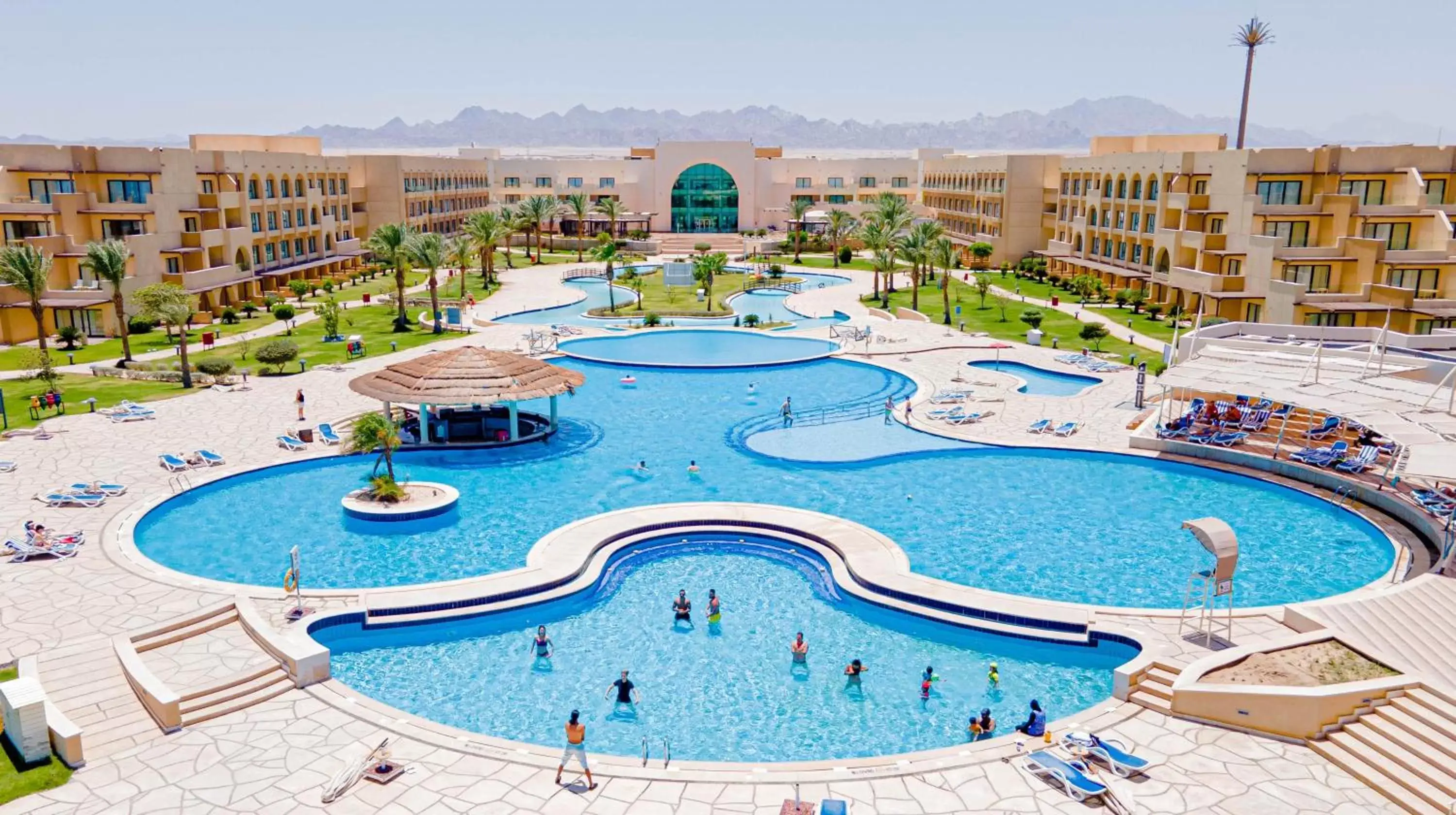 Swimming pool, Pool View in Movenpick Waterpark Resort & Spa Soma Bay