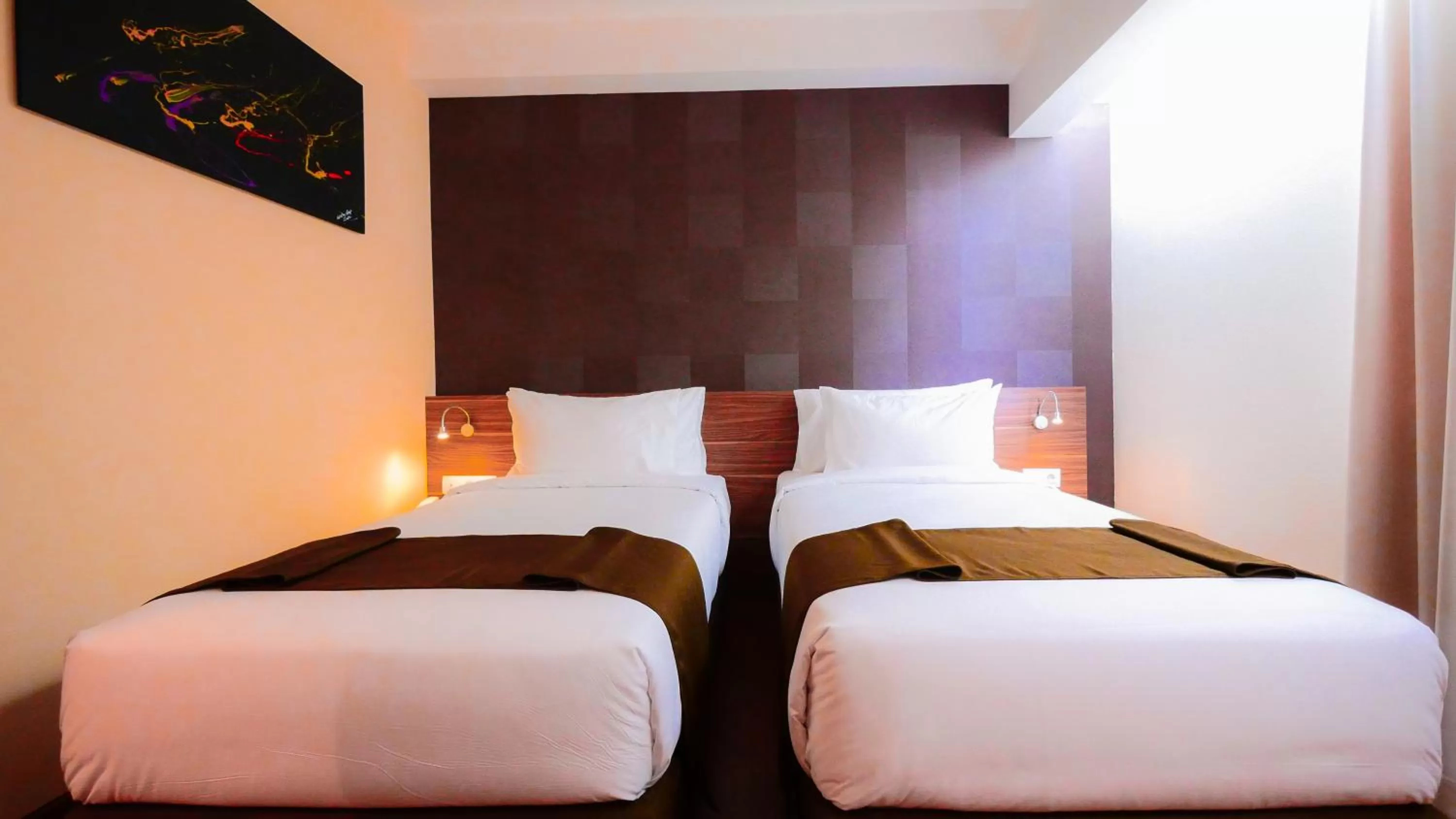 Bed in PRIME PARK Hotel & Convention Pekanbaru