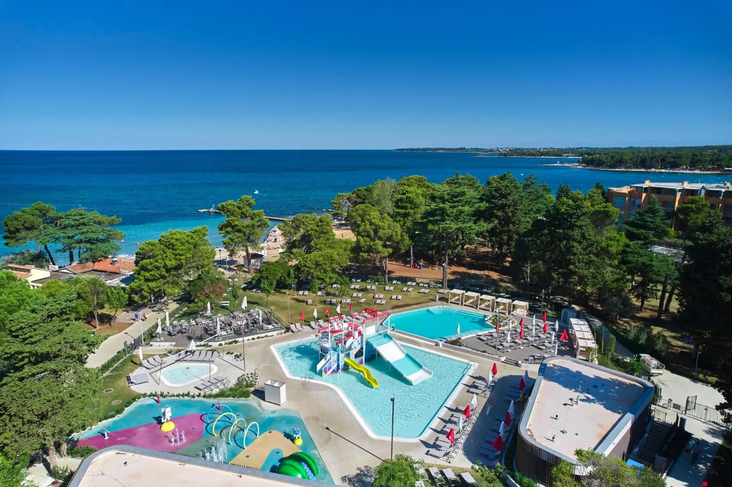 Swimming pool, Pool View in Garden Suites Umag Plava Laguna