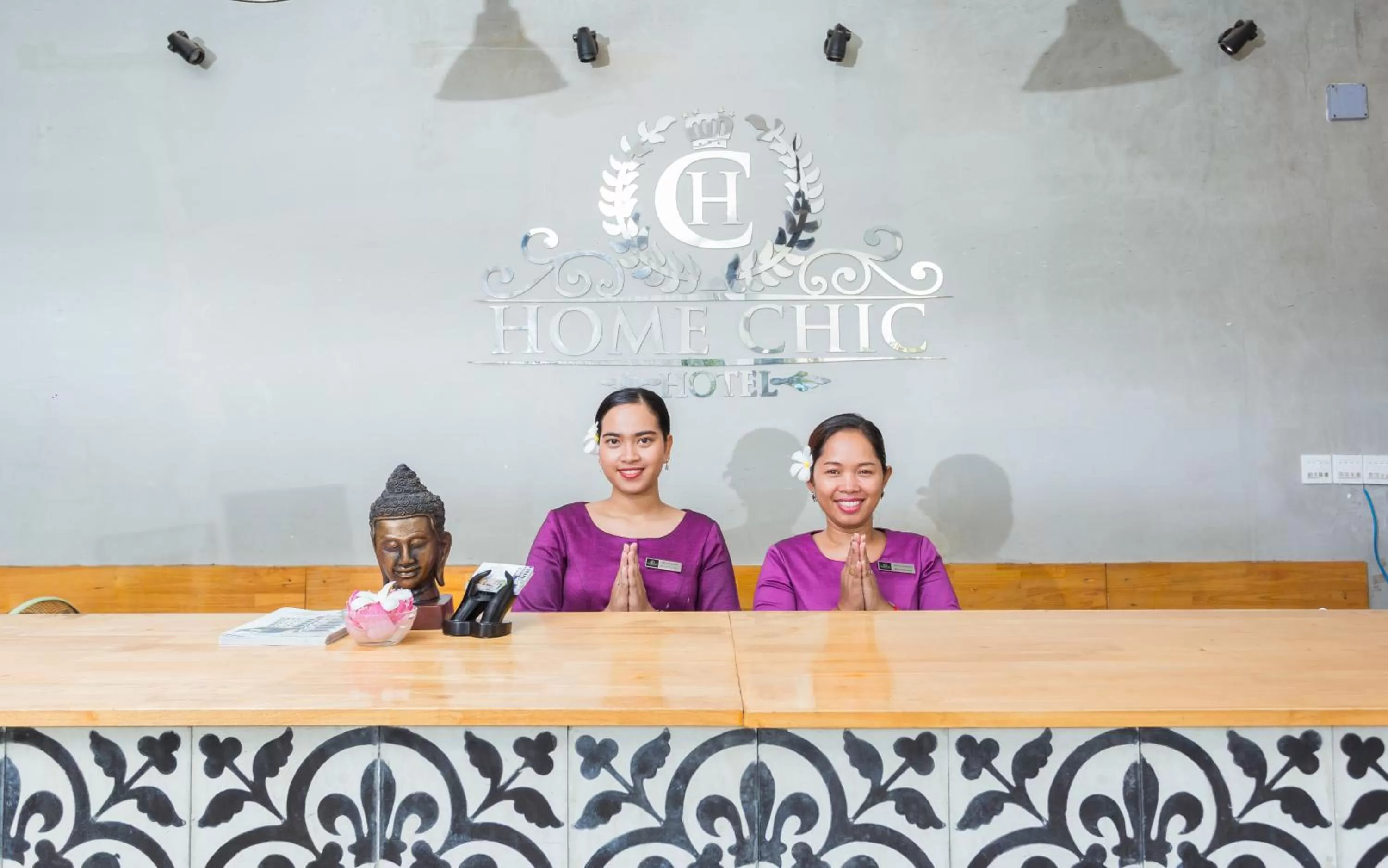 Staff in Home Chic Hotel
