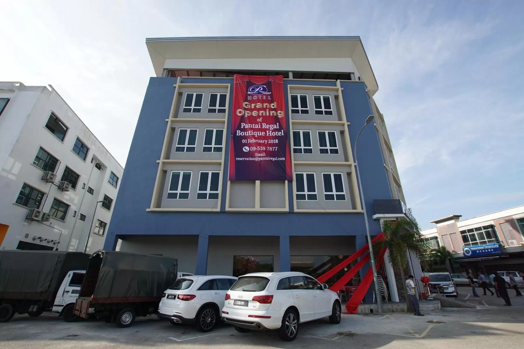 Property building in Pantai Regal Boutique Hotel