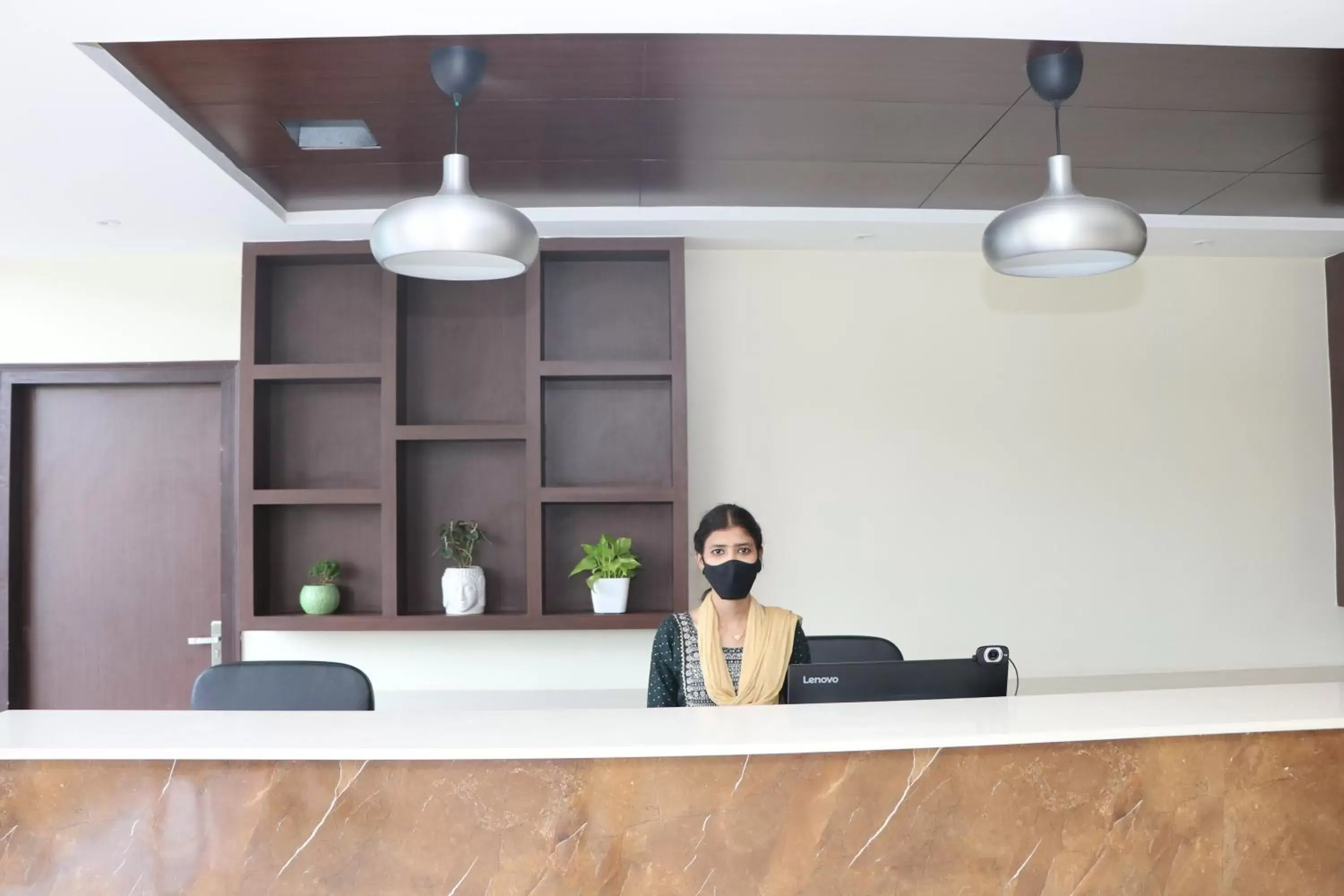 Lobby or reception in Gadiraju Palace Convention Centre & Hotel Lobby or reception in Gadiraju Palace Convention Centre & Hotel