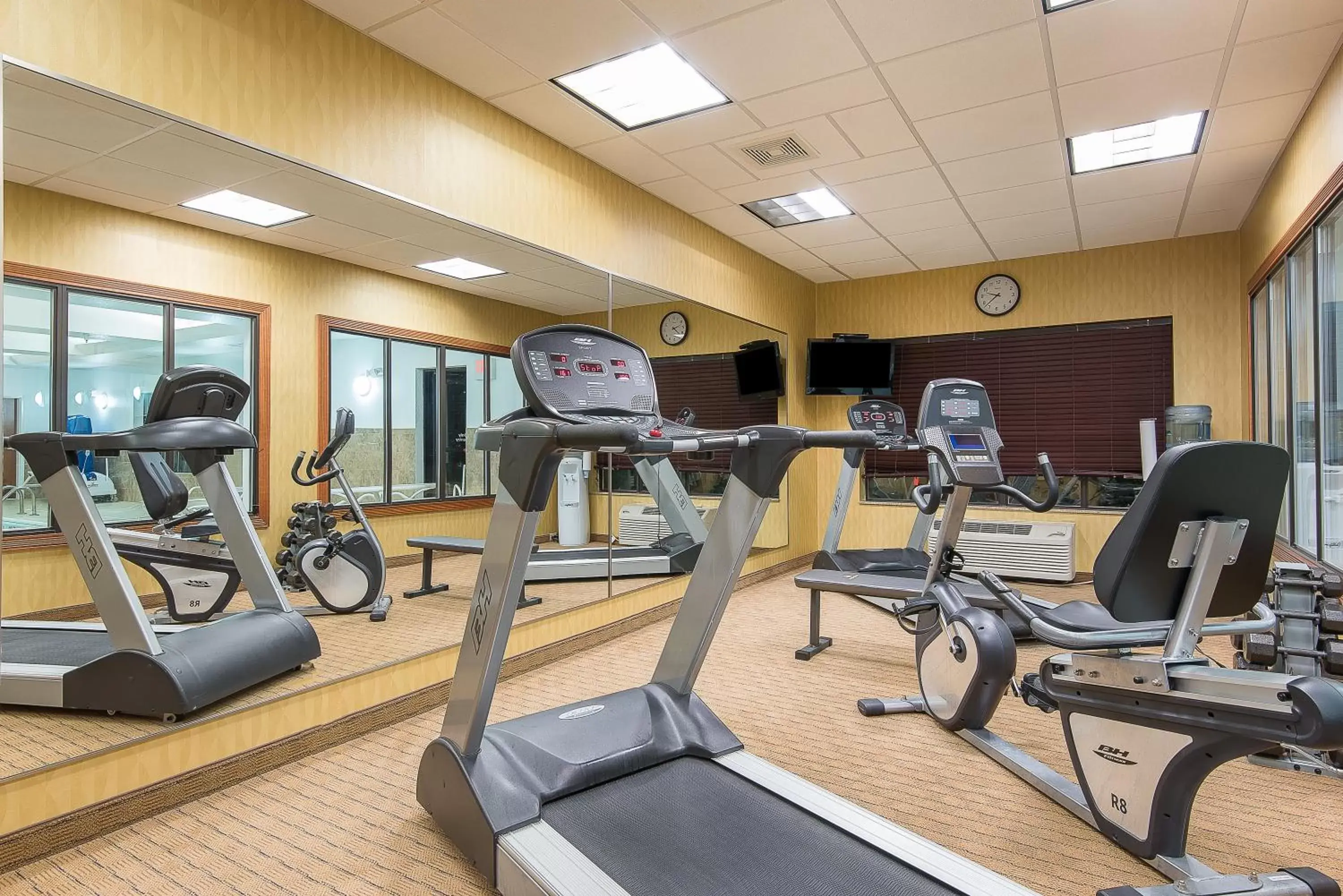 Fitness centre/facilities, Fitness Center/Facilities in Holiday Inn Express and Suites Lafayette East, an IHG Hotel