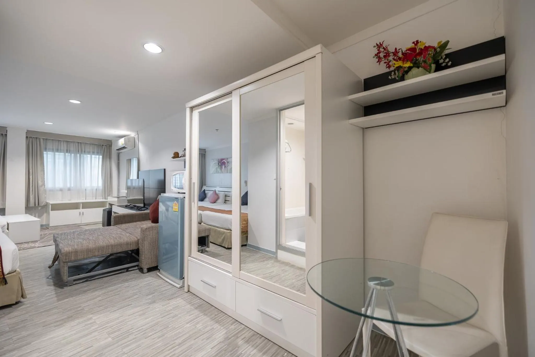 Bed in Pratunam City Inn