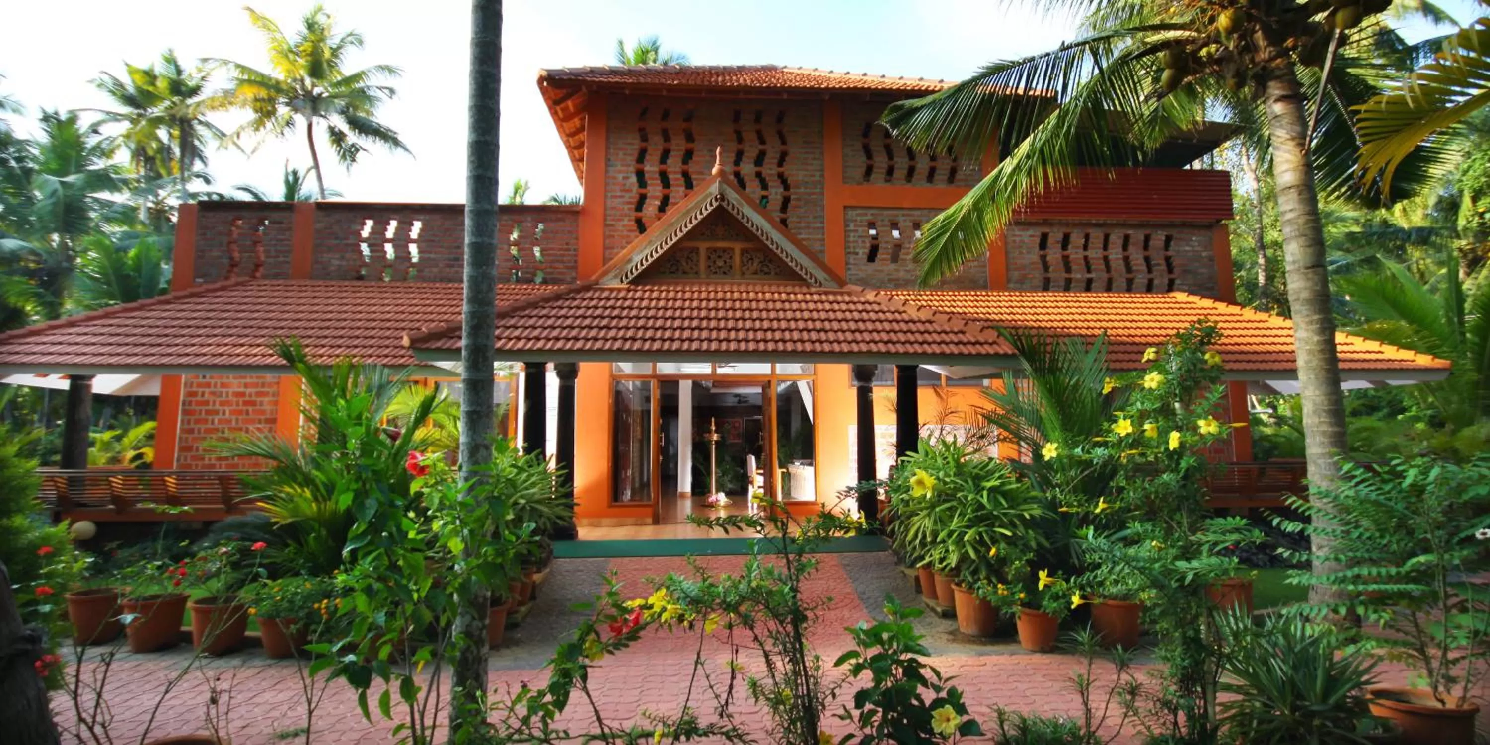 Property building in Beach and Lake Ayurvedic Resort, Kovalam