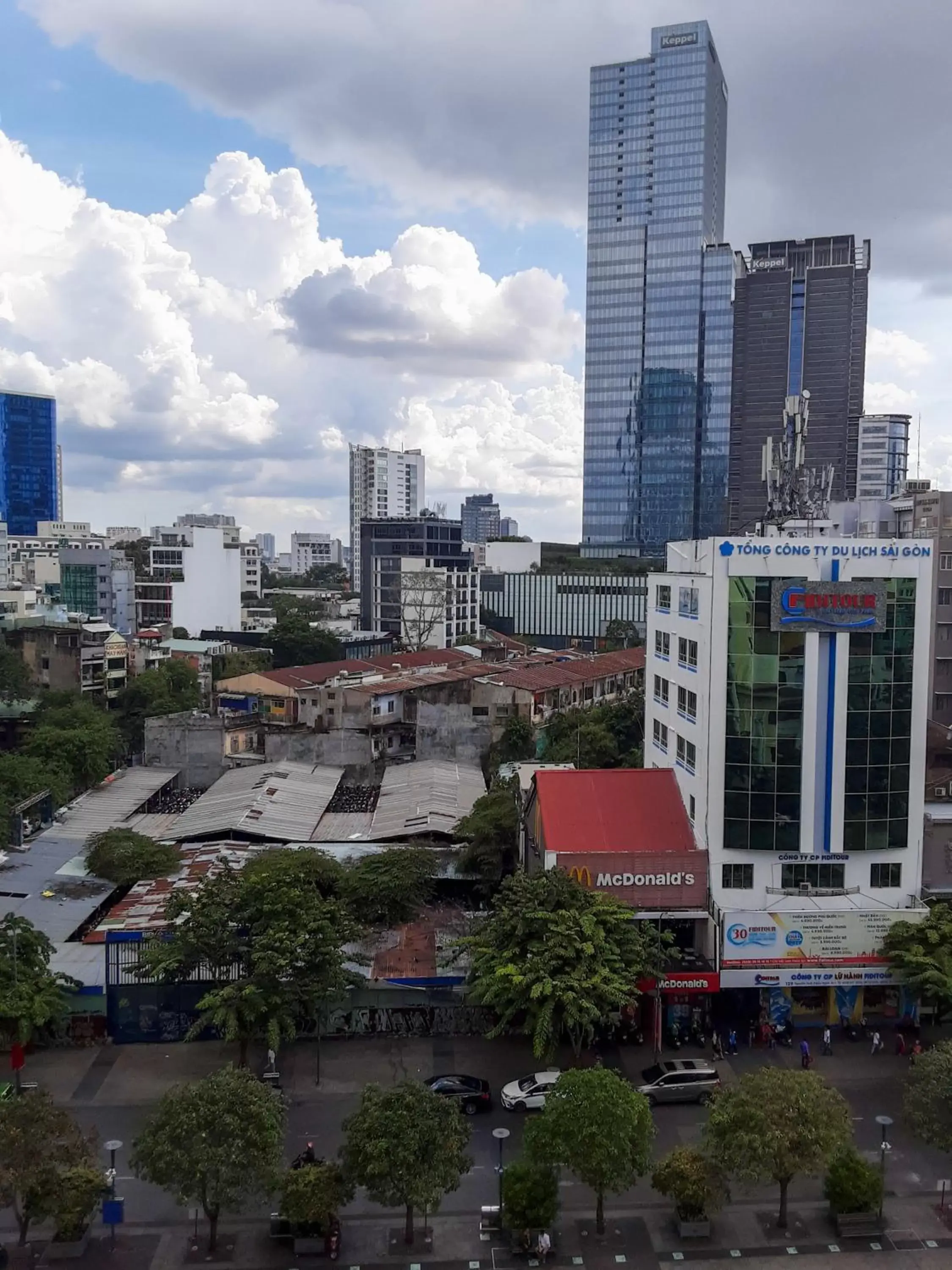 City view in Oscar Saigon Hotel