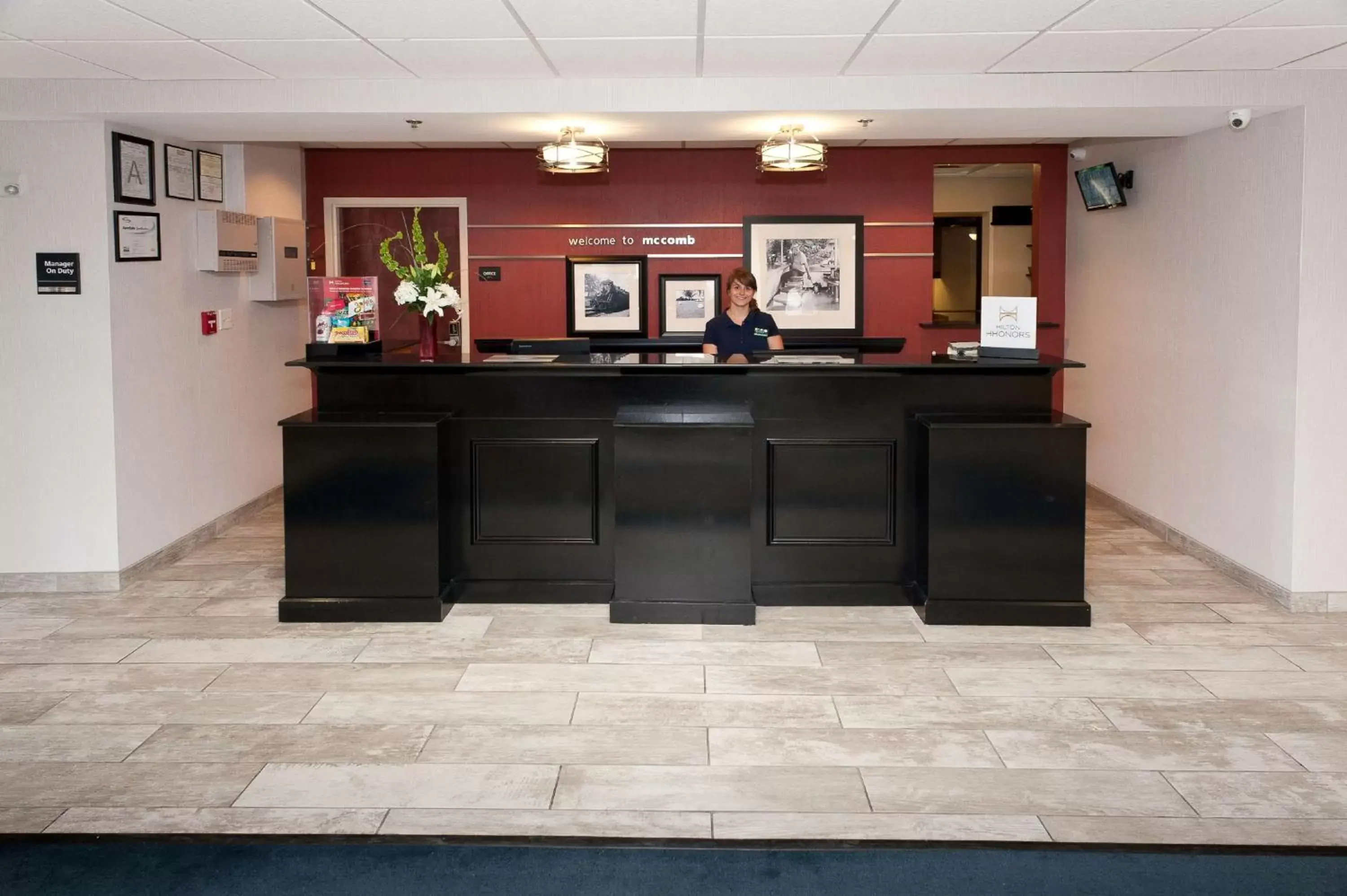 Lobby or reception in Hampton Inn & Suites McComb Lobby or reception in Hampton Inn & Suites McComb