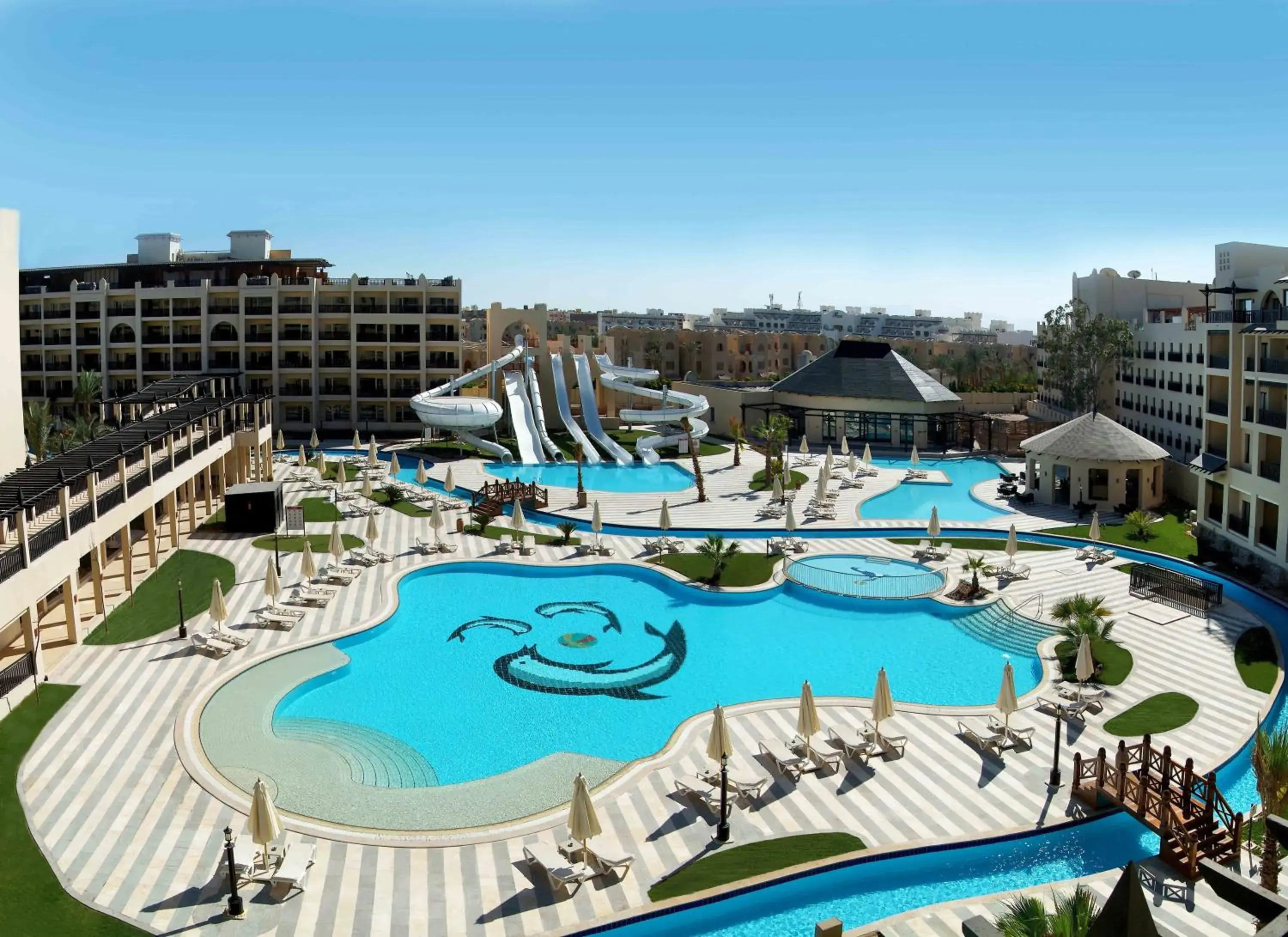 Swimming pool, Pool View in Steigenberger Aqua Magic Red Sea