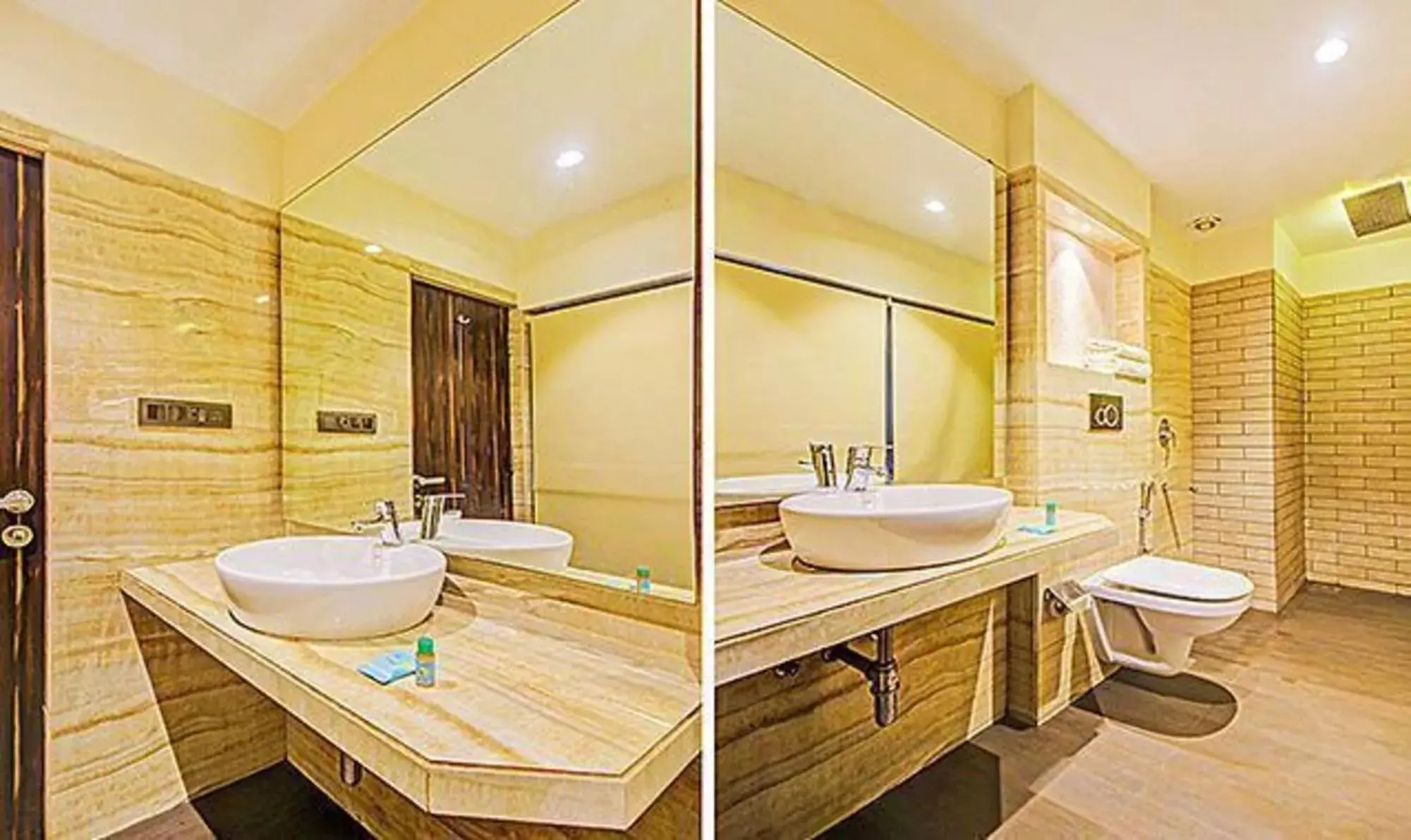 Bathroom in Treebo Trend Supreme Grand 500 Mtrs From Calangute Beach