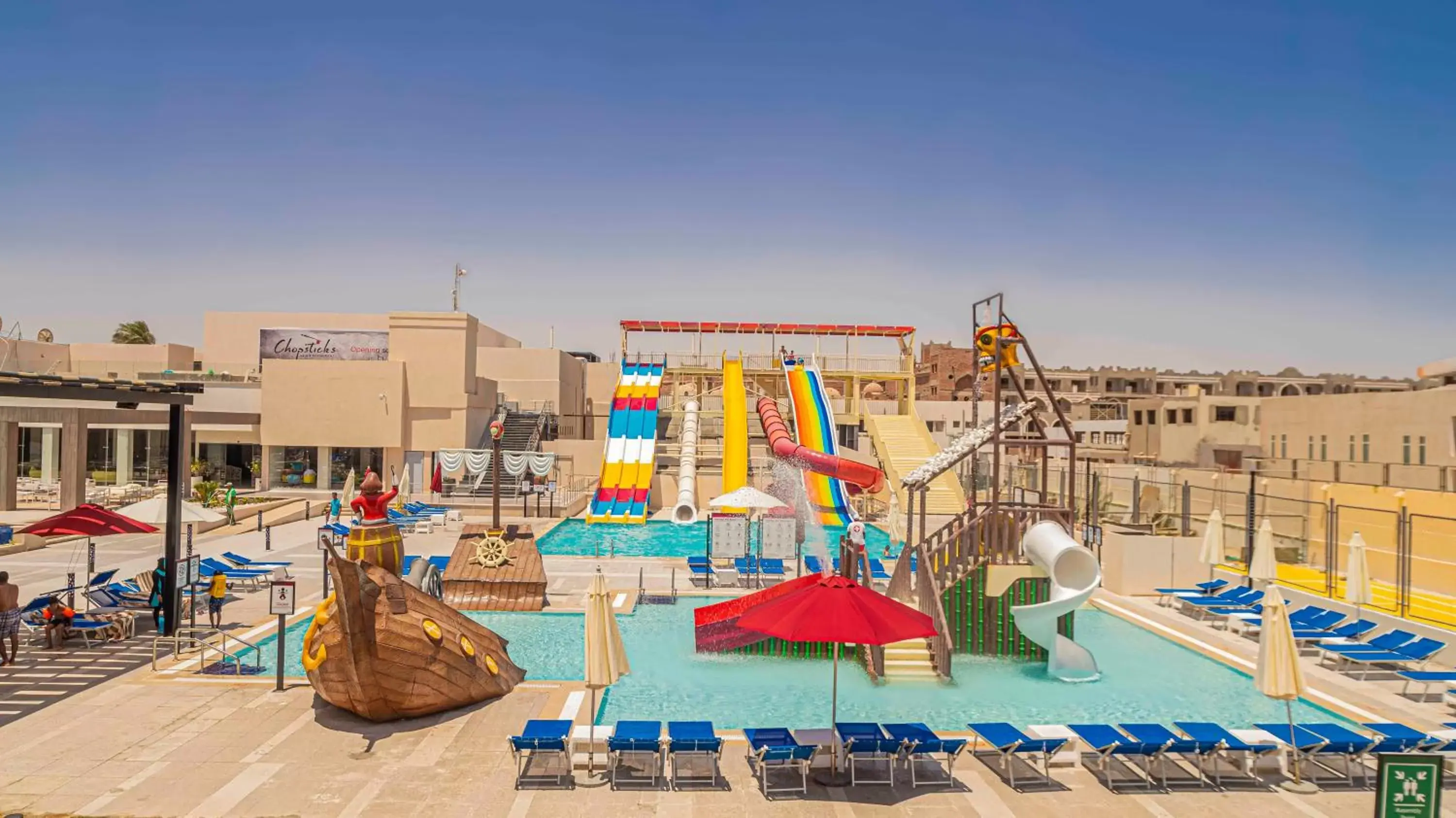 Aqua park in Amarina Abu Soma Resort & Aquapark