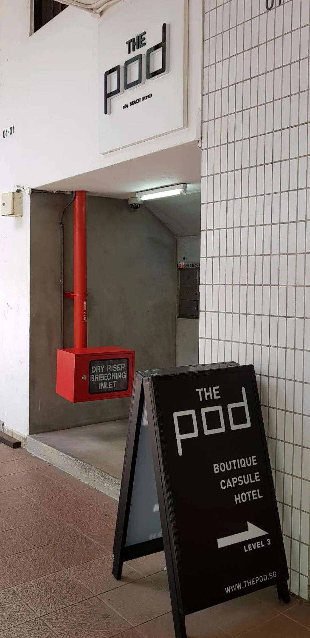 Property building in The Pod at Beach Road Boutique Capsule Hotel